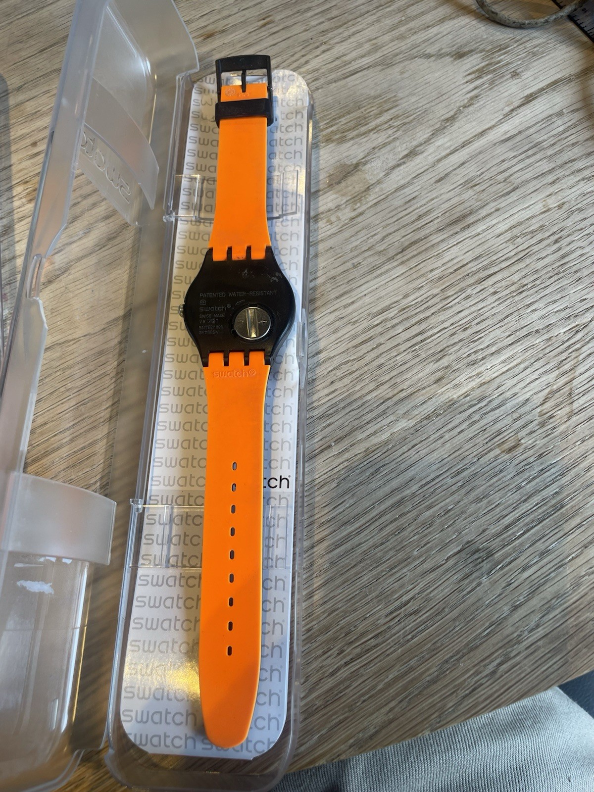 Job Lot 4x Swatch New Gent Watches 41mm Case Clear Cases Orangeboost Swiss Made