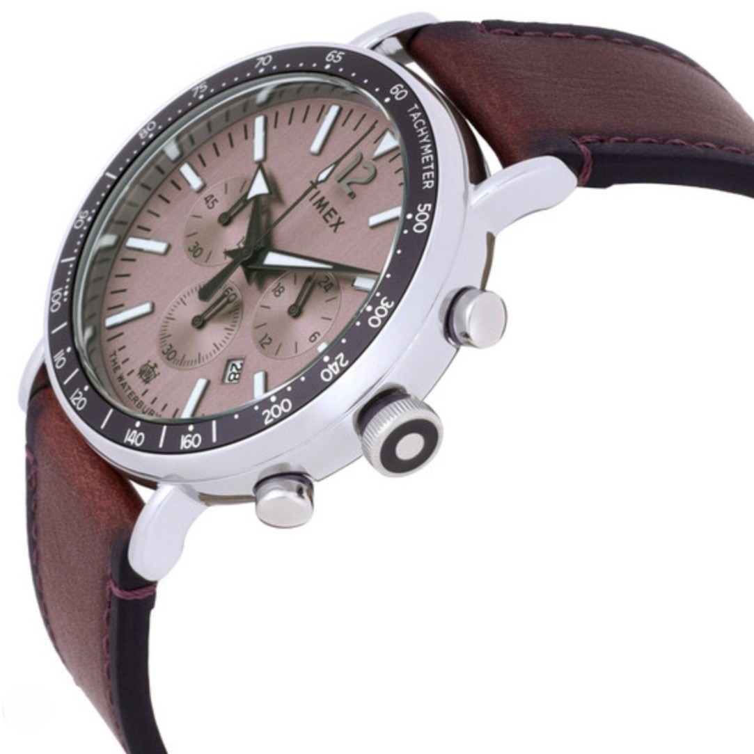 Timex Watch Mens Gents Chronograph Waterbury 100m WR TW2W47300 RRP £135