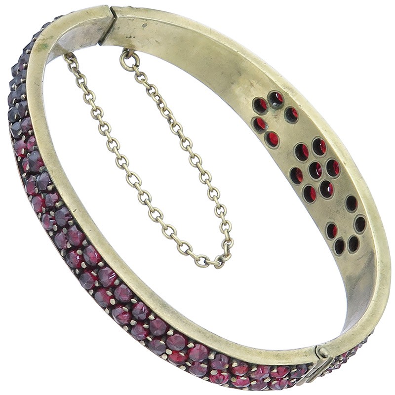 bracelet garnet antique