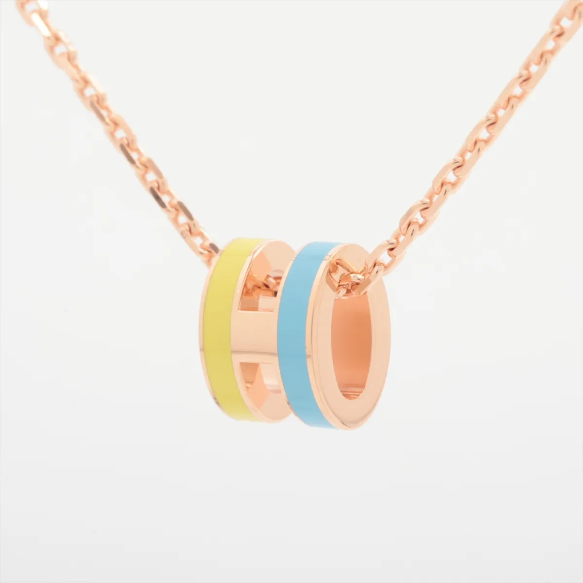 Hermès Mini-pop H GD0216 Necklace GP Multicolor