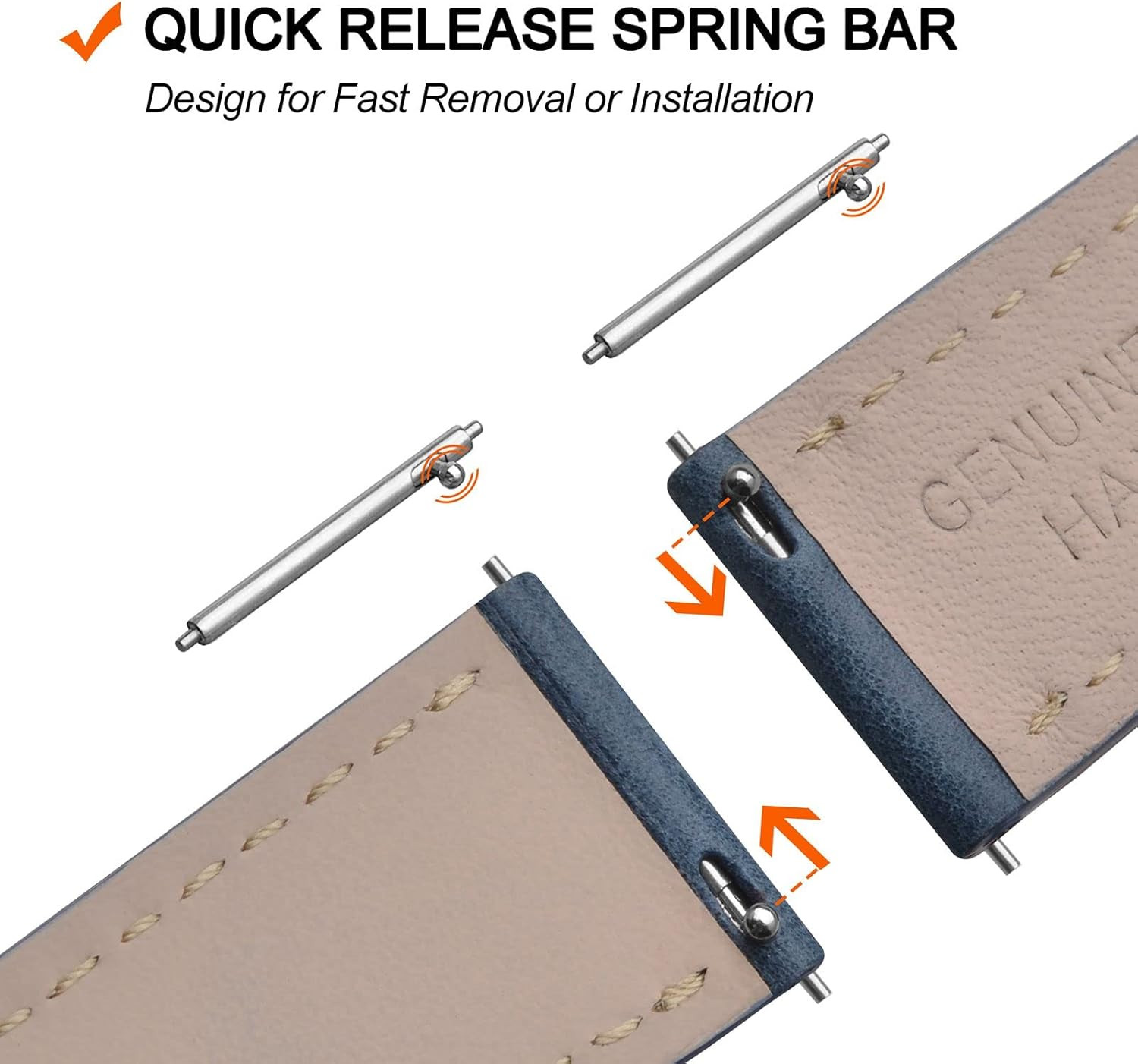 Watch Band 16Mm 17Mm 18Mm 19Mm 20Mm 21Mm 22Mm 24Mm – Classic Oil Wax Leather Qui