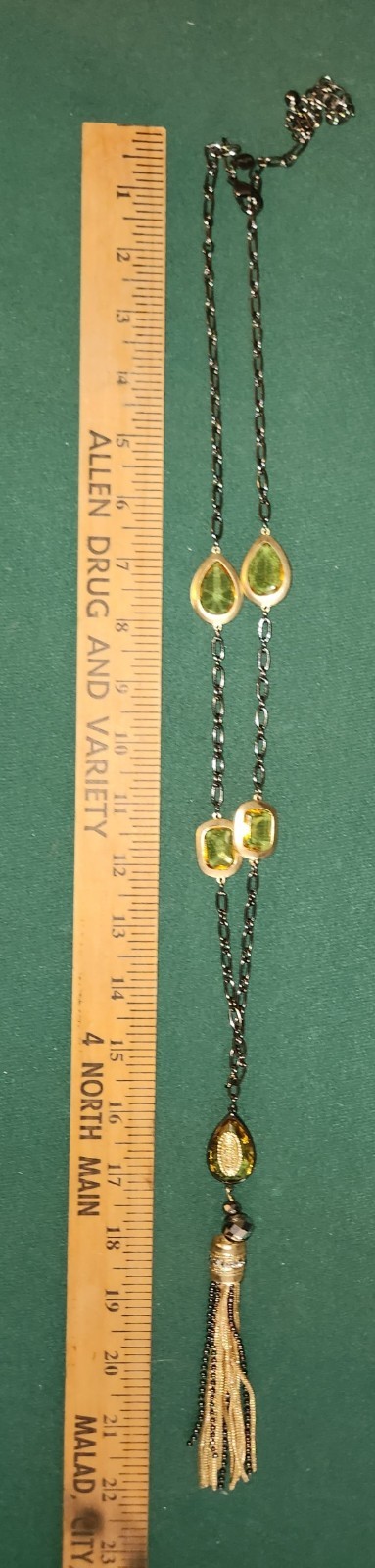 Chico’s Women’s 3pc Mixed Lot Fashion Necklaces Metal Gold Tone