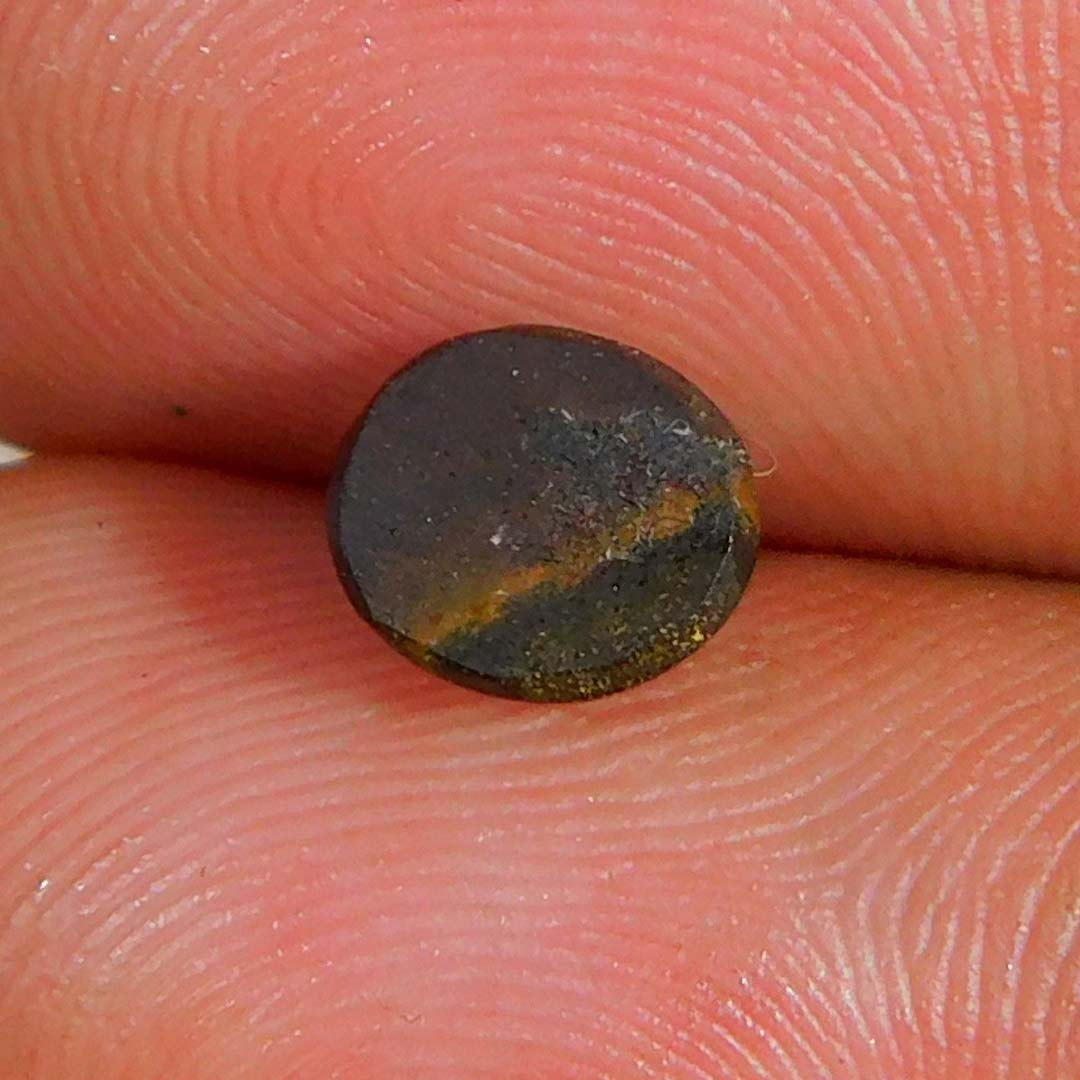 1.00Cts. Natural Stunning Power Boulder Opal Oval Cabochon Loose Gemstone