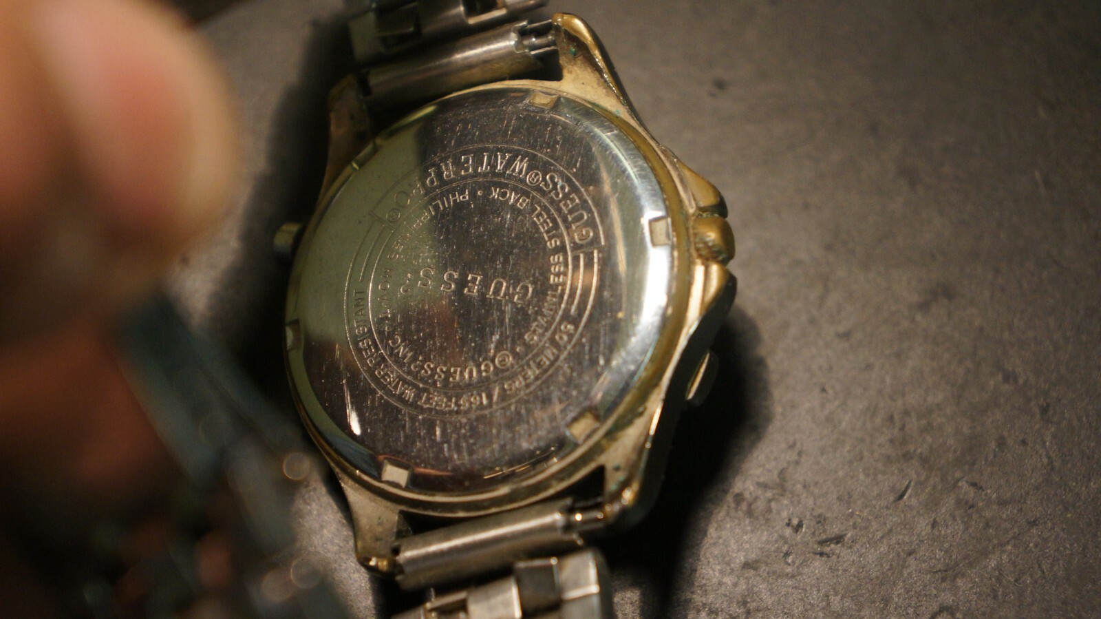 Guess Waterpro Wrist Watch 50 Meters 165 Feet SS Steel PHILLIPINES MVMT