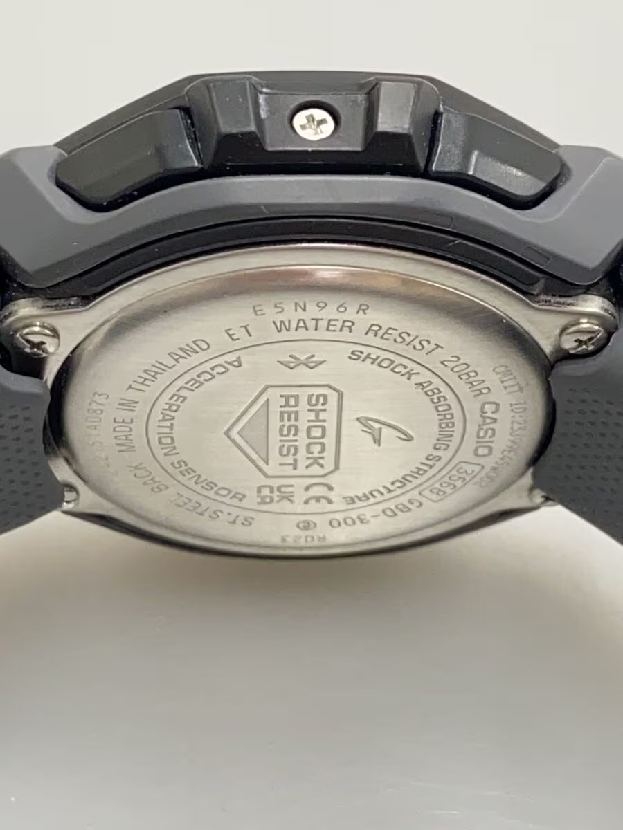 CASIO Quartz Watch G SHOCK Digital Rubber BLK BLK
