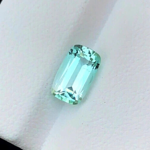 Natural Sea Foam Color Transparent Tourmaline Cut Stone 2.05 Carats 1pc from Afg