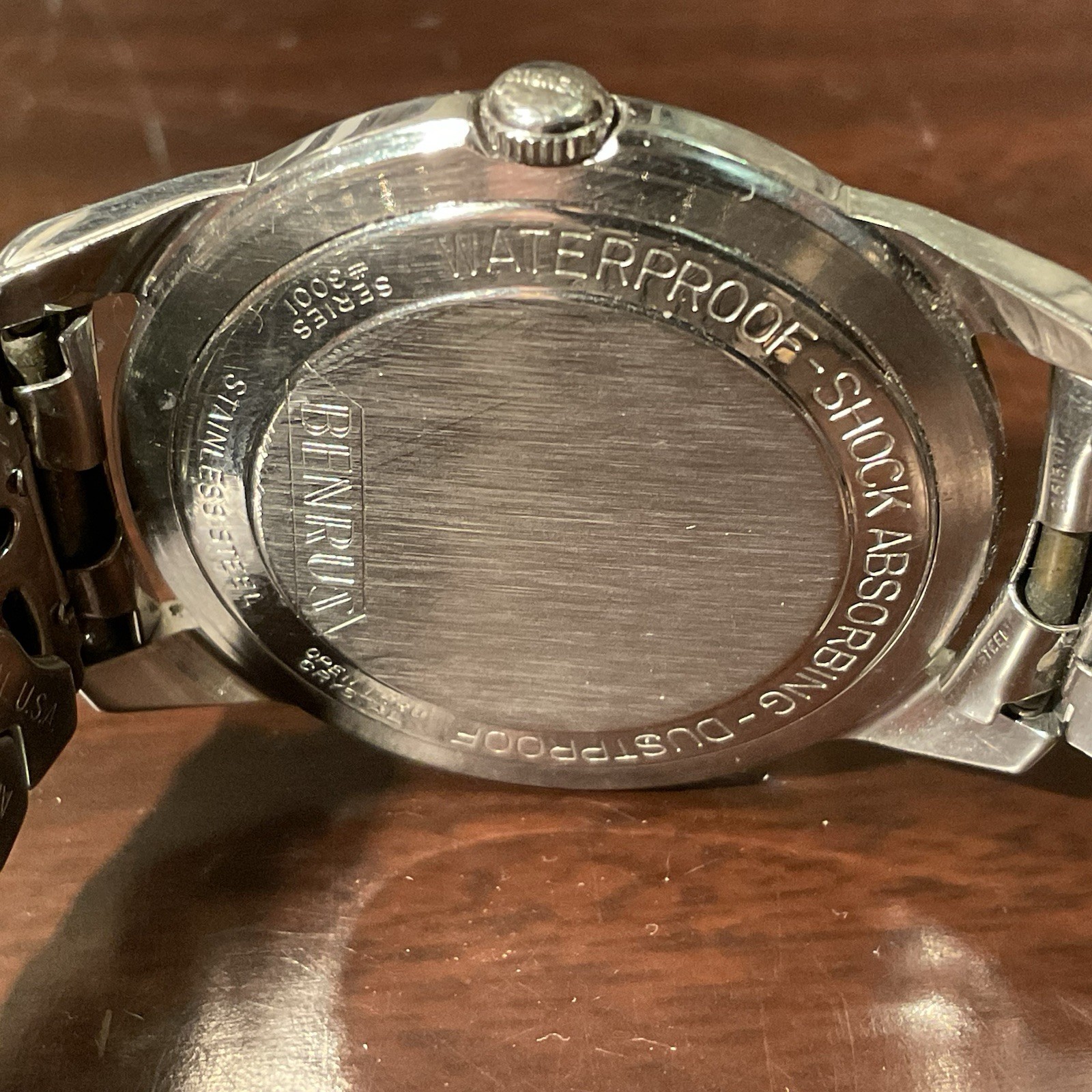 Vintage Benrus 21 Jewel Series 3001 Shock Absorbing Water Proof Men’s Watch Work