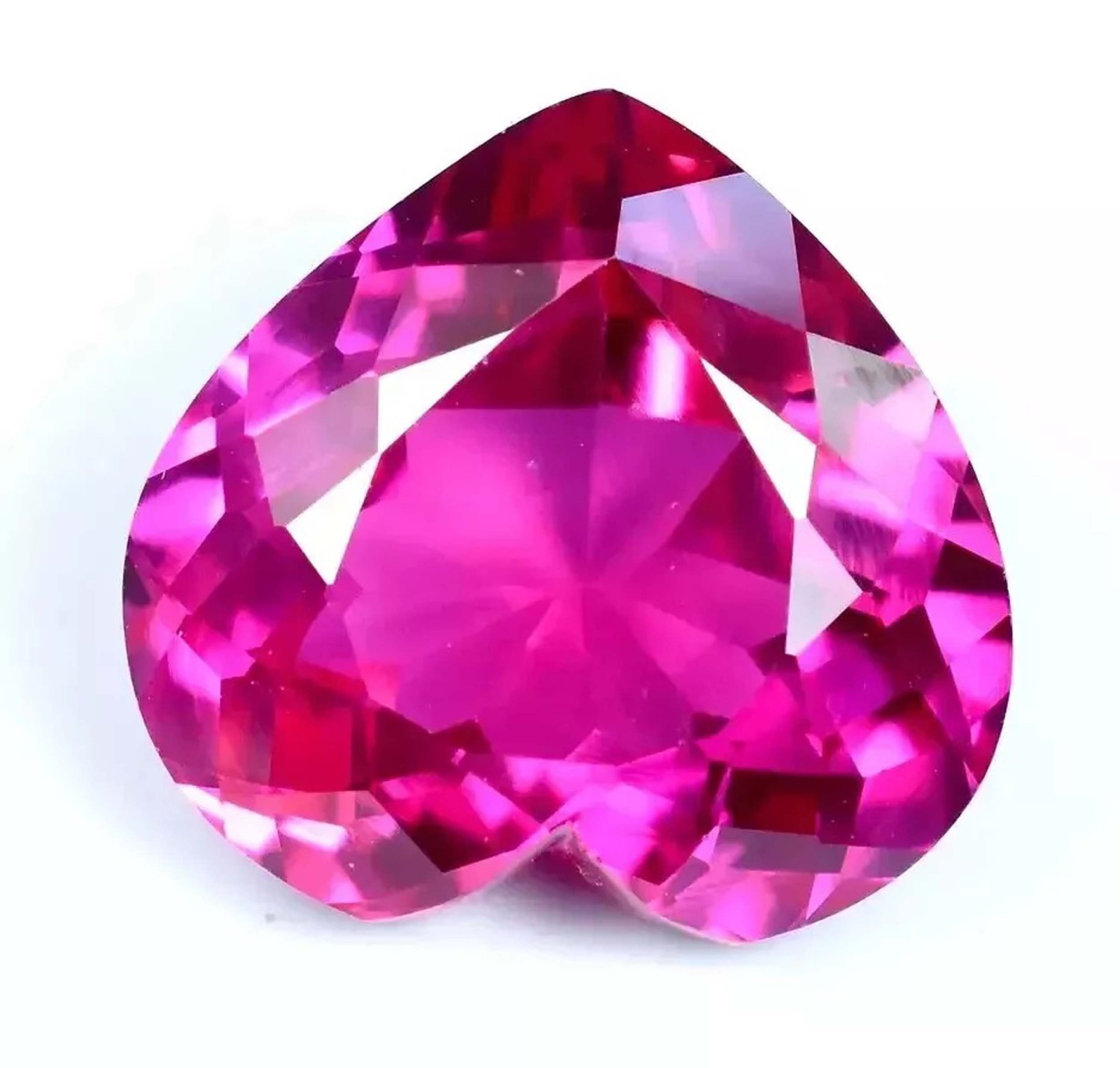 15.00 Carat Natural Pink Sapphire Heart Shap IGL Certified Loose Gemstone D26