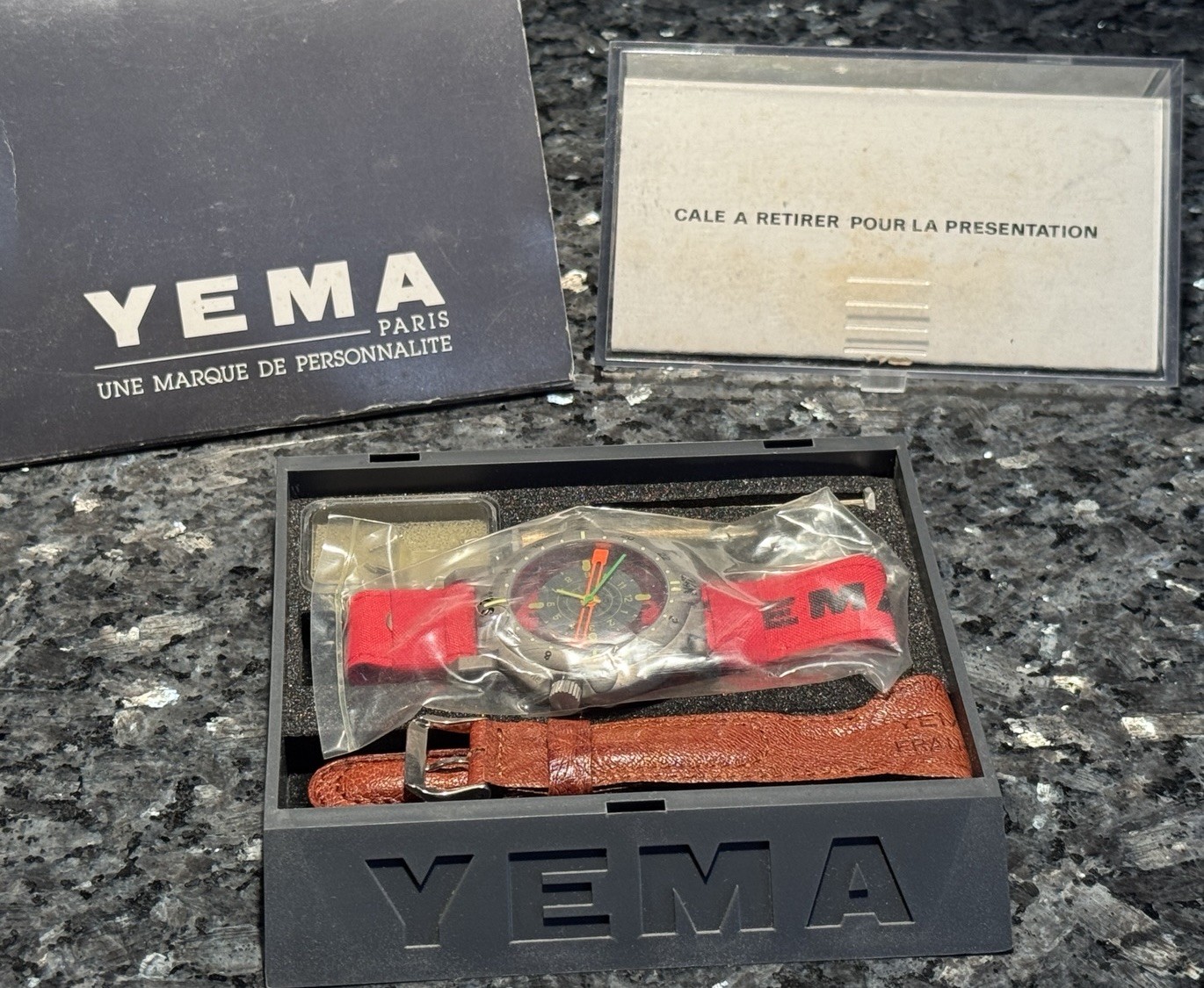 Yema Bipole watch for Transantarctic expedition (1989 Yema Bipôle Duopoly)