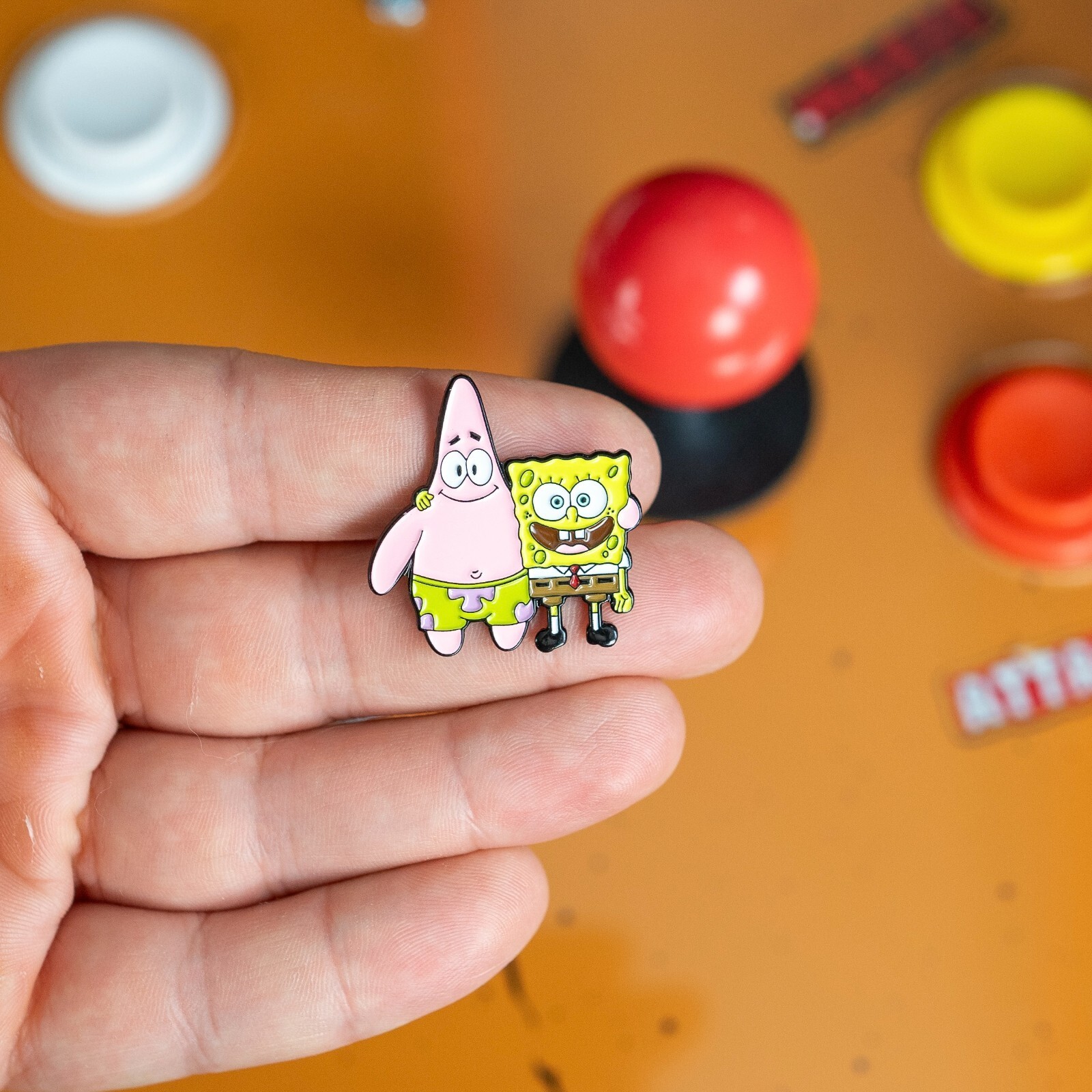 Spongebob SquarePants and Patrick Star Freindship Pin Brooch from TV Show