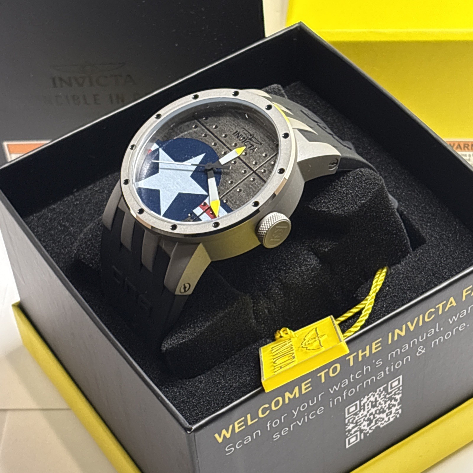 Invicta DNA Vintage Armed ForceForces Swiss Ronda Watch 46mm NEW