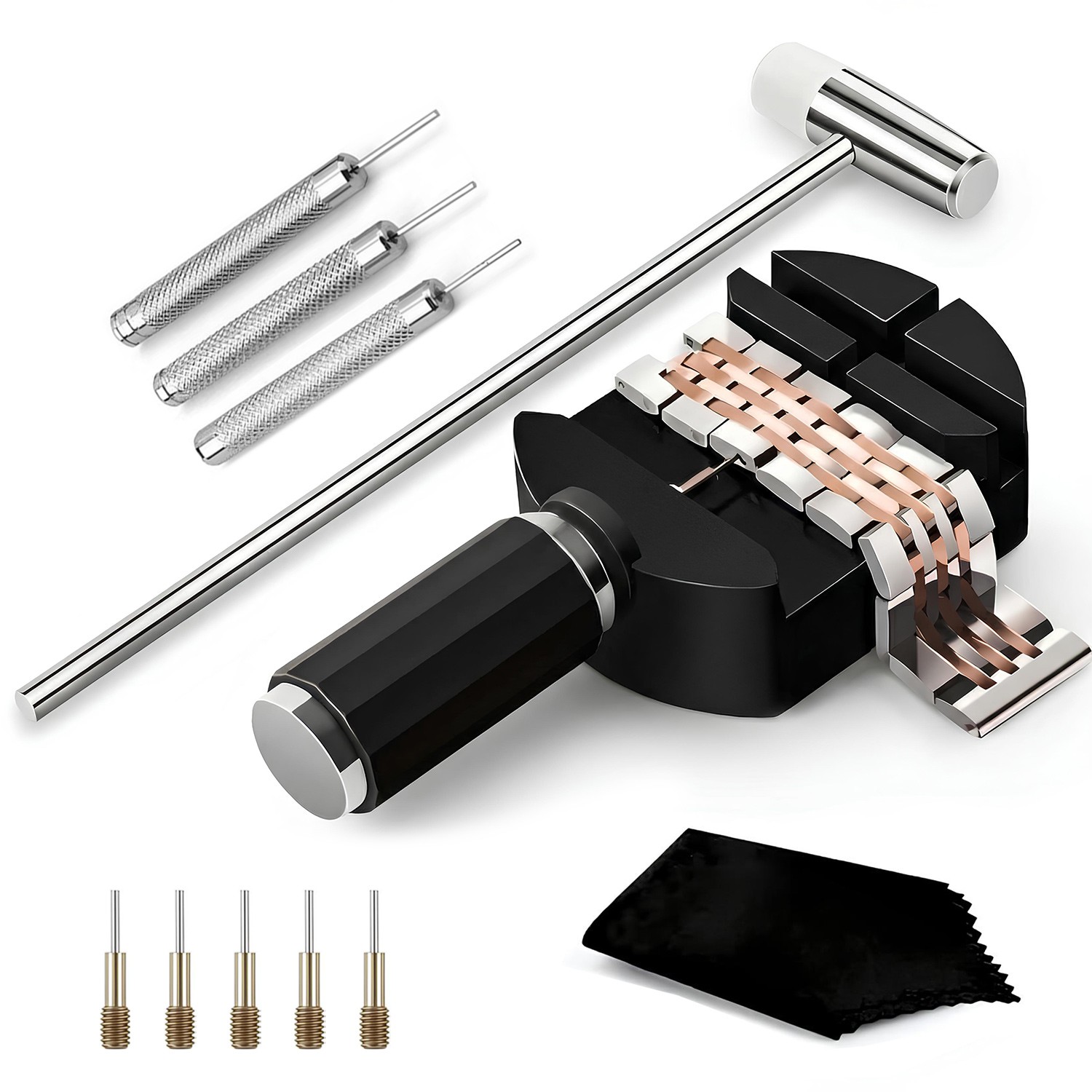 11 PCS Watch Link Removal Kit, Watch Band Sizing Tool for Watch Strap Adjustment