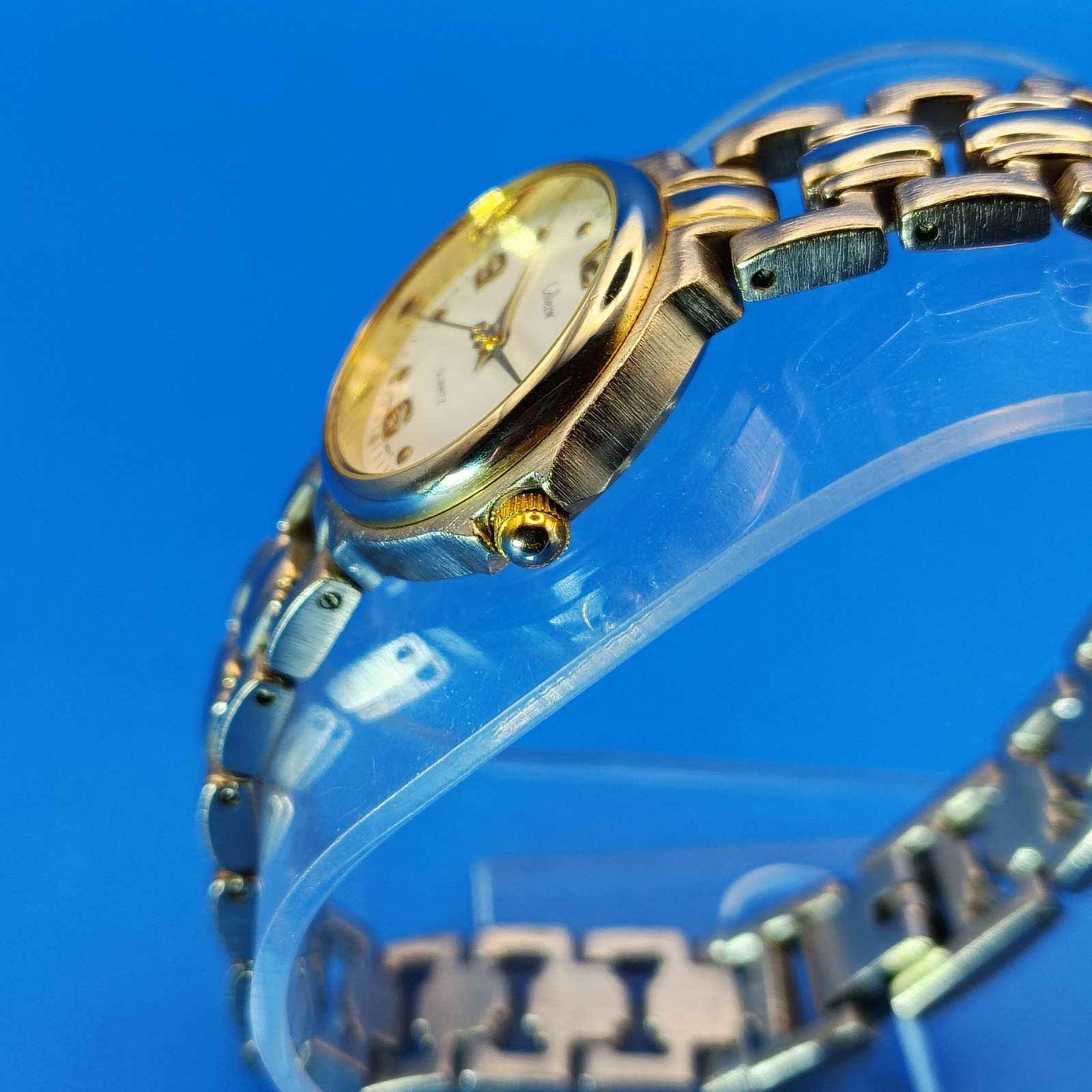 Vintage 1997 Collezio 29mm Women’s Japan Quartz Two Tone Dress Watch Restored