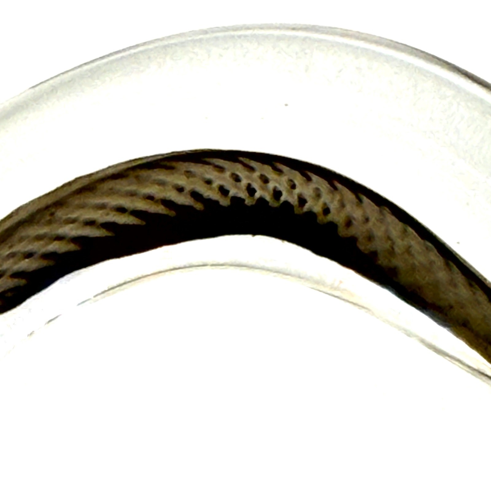 Vintage 90s Handblown Sculptural Clear Glass Black Swirl Statement Cuff Bracelet