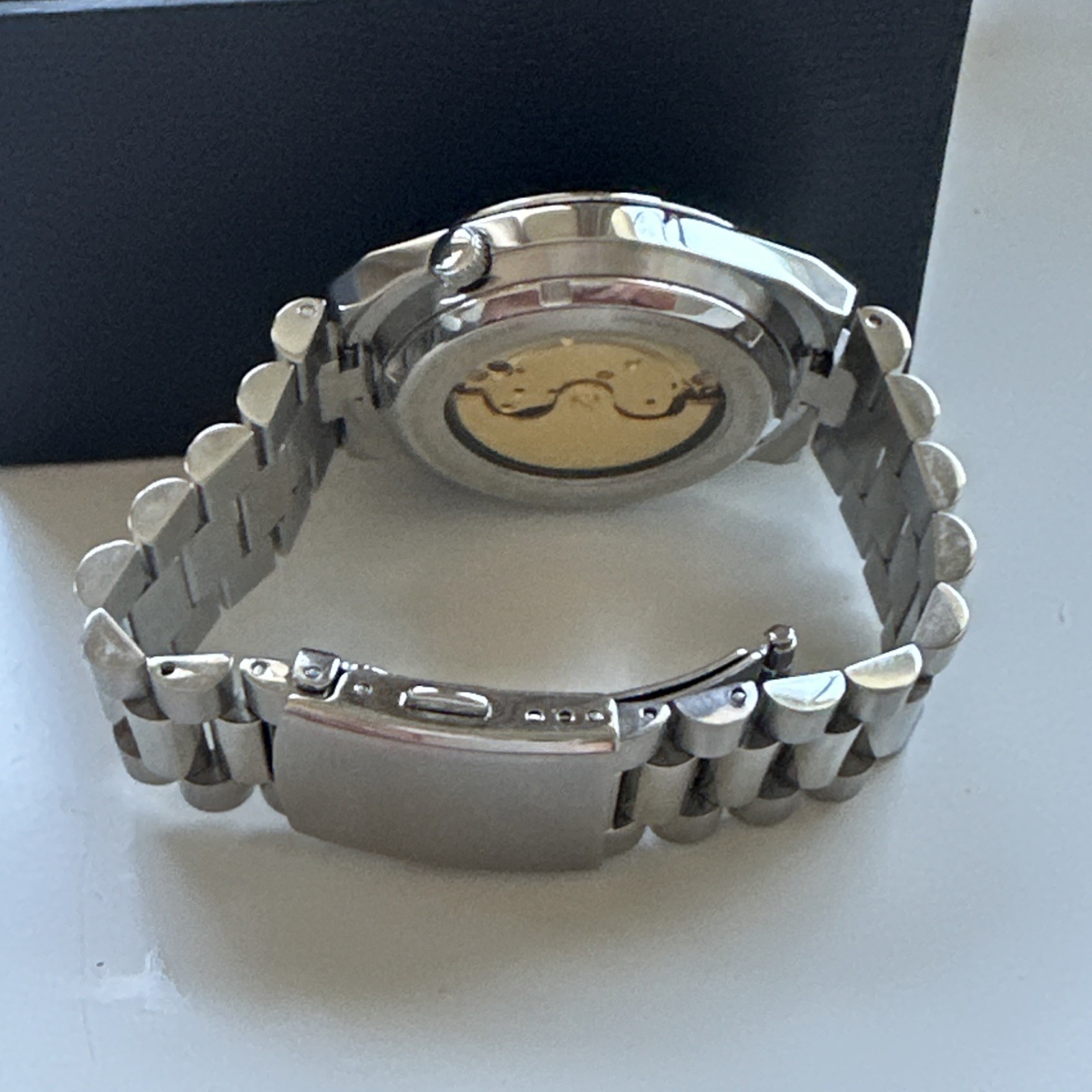 Citizen Unisex’s Tsuyosa Date Window Silver Automatic Watch 37MM NJ0200-50M
