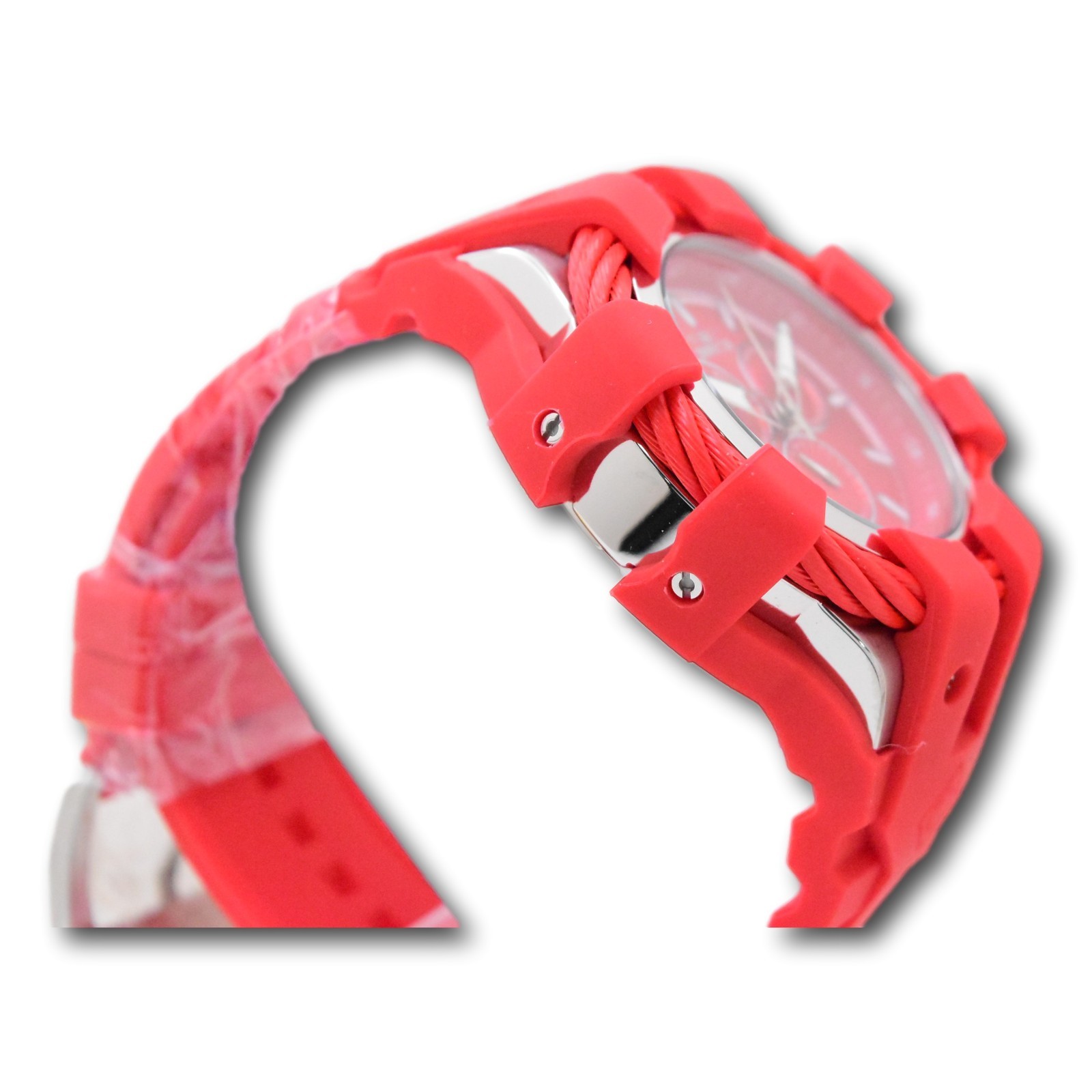 Invicta Bolt Shock Ultra Red Men’s 50mm Multifunction Date Quartz Watch 47839