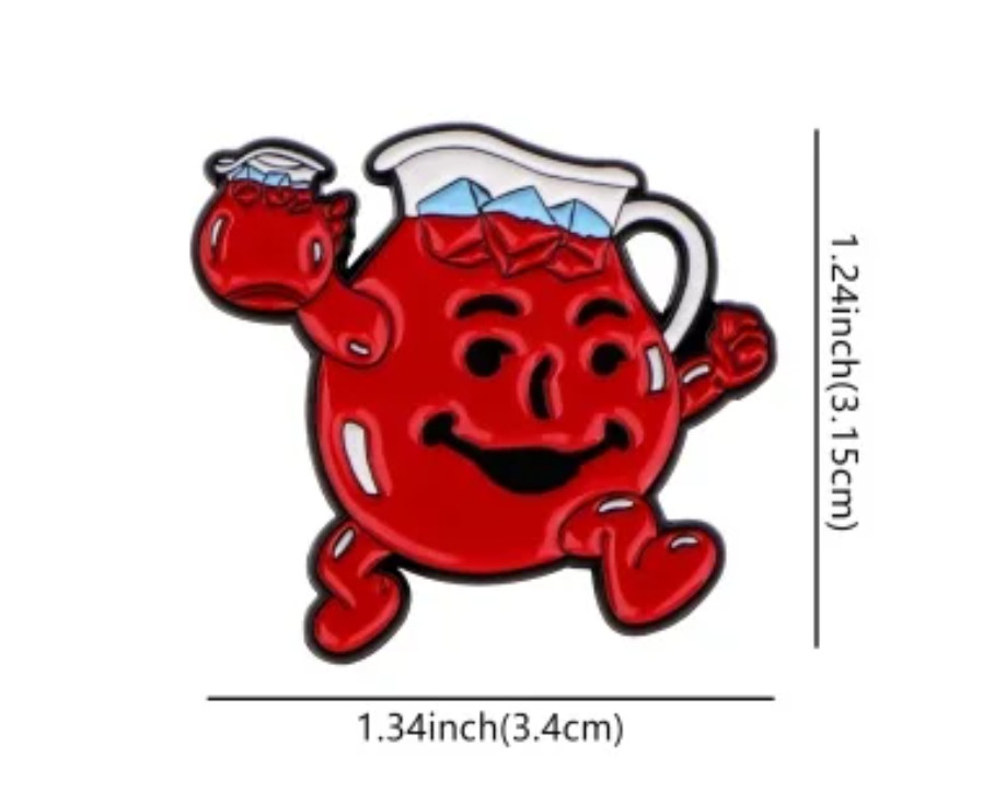 KOOL AID MAN – ENAMEL PIN-SHIP ALL THE PINS YOU BUY FOR $4.99-VISIT OUR STORE