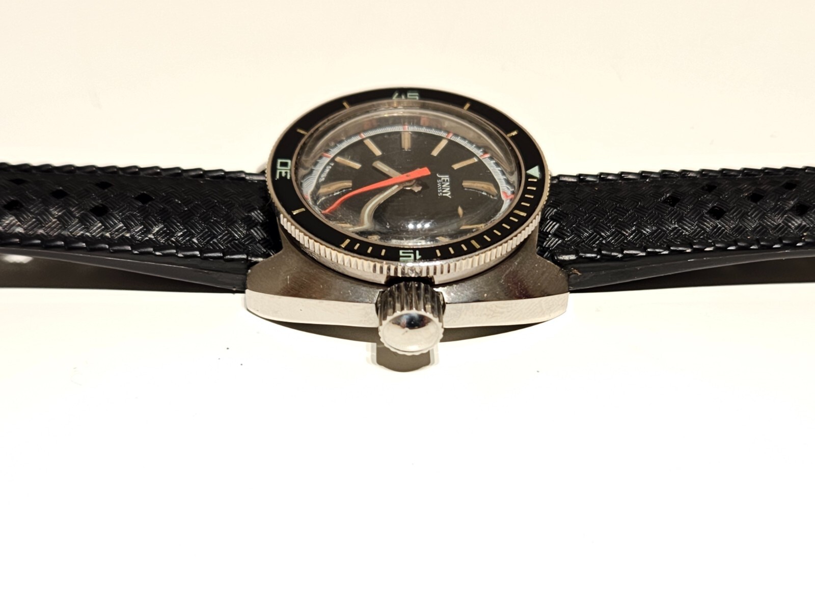 VINTAGE VERY RARE DIVER 200m ST. STEEL 29mm AUTOMATIC LADIES WATCH “JENNY” 21J