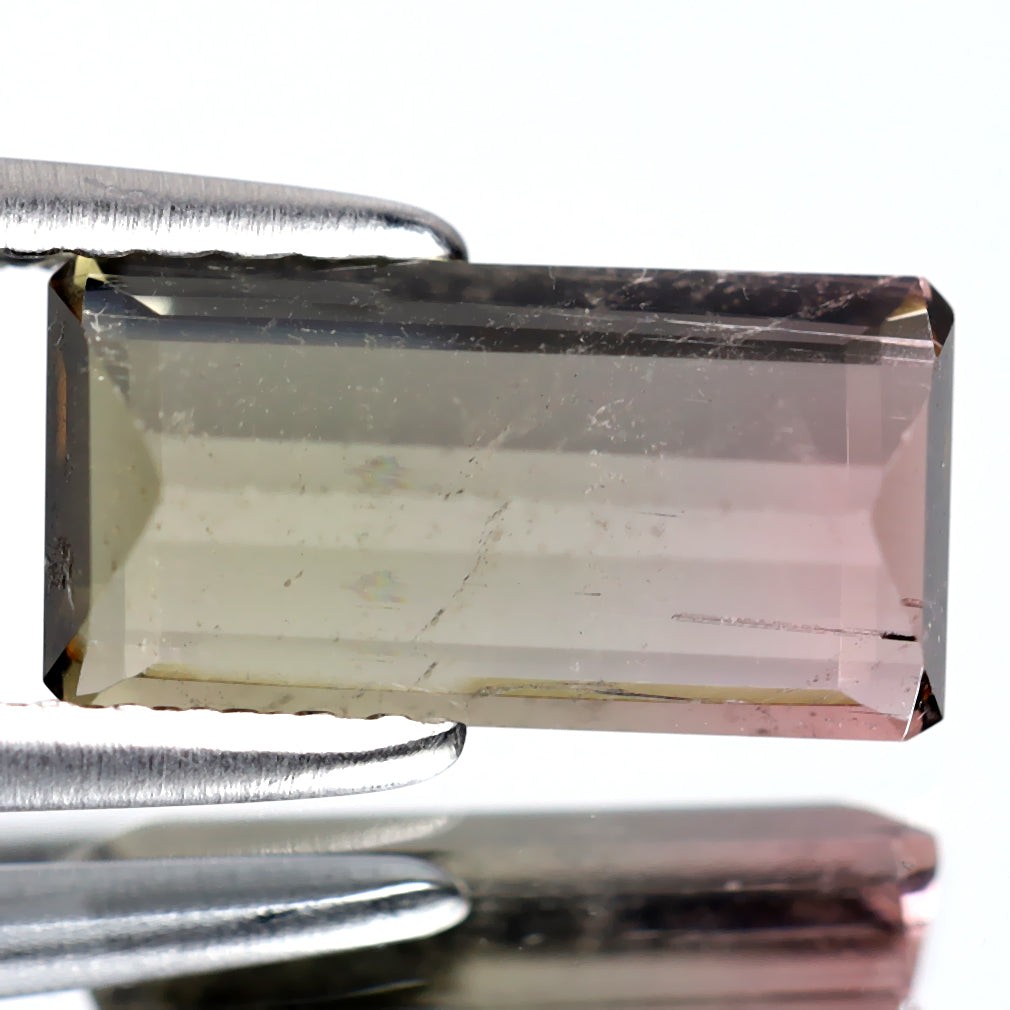 1.78 ct Octagon (10.40 x 5.36 mm) Unheated / Untreated Watermelon Tourmaline