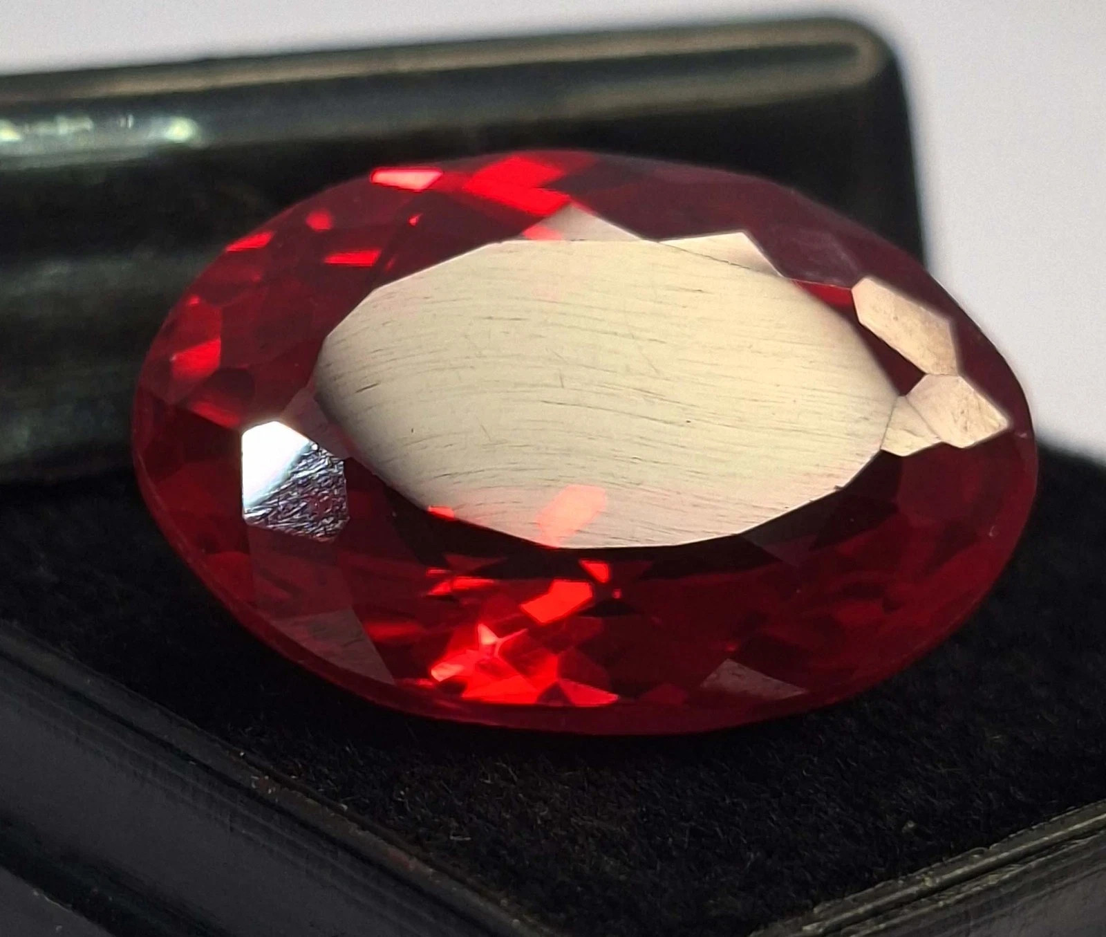 AAA Oval Cut Red Ruby 20-22 Ct Mozambique Natural Loose Certified AG Gemstone