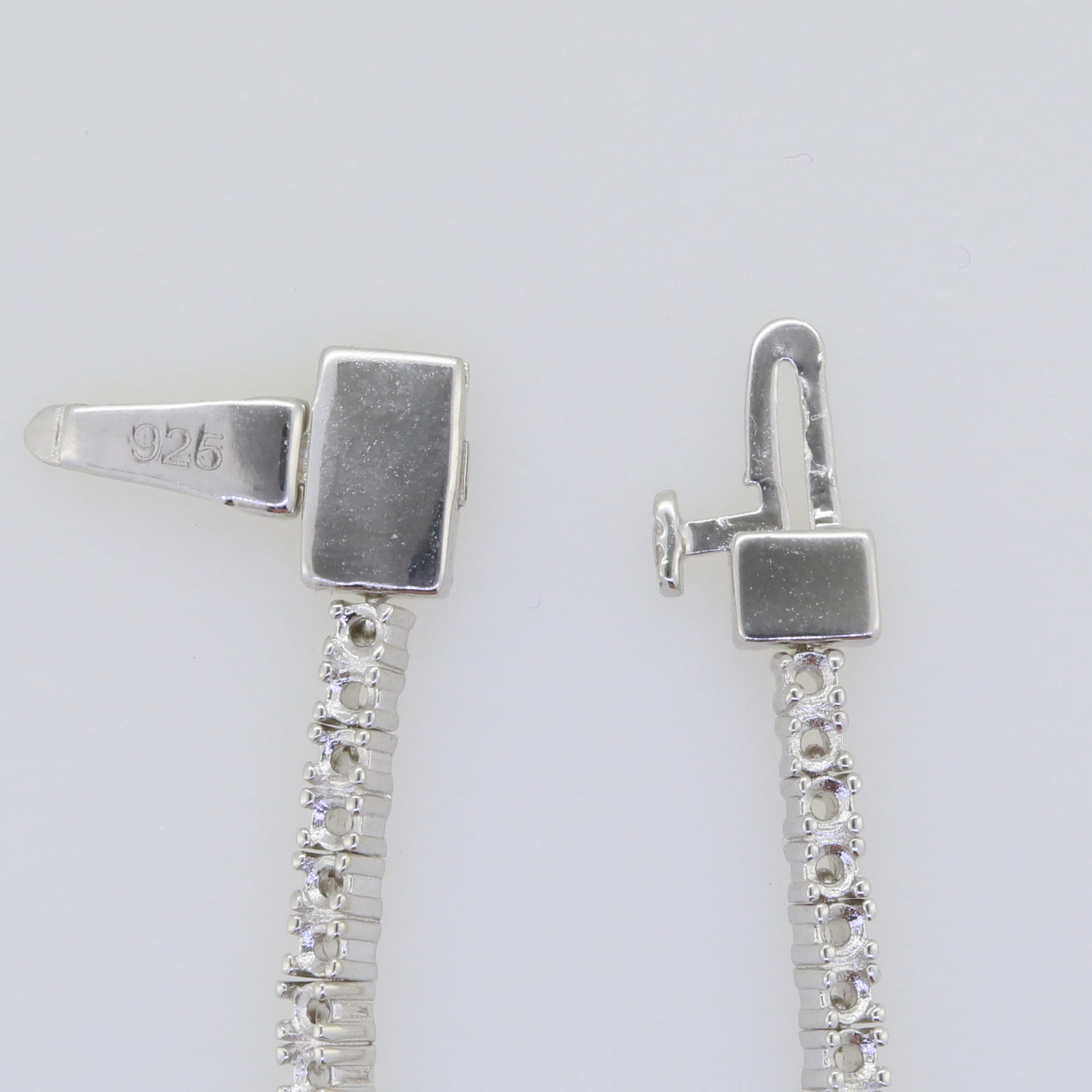 Sterling Silver Semi Mount Tennis Bracelet Setting Round RD 2x2mm
