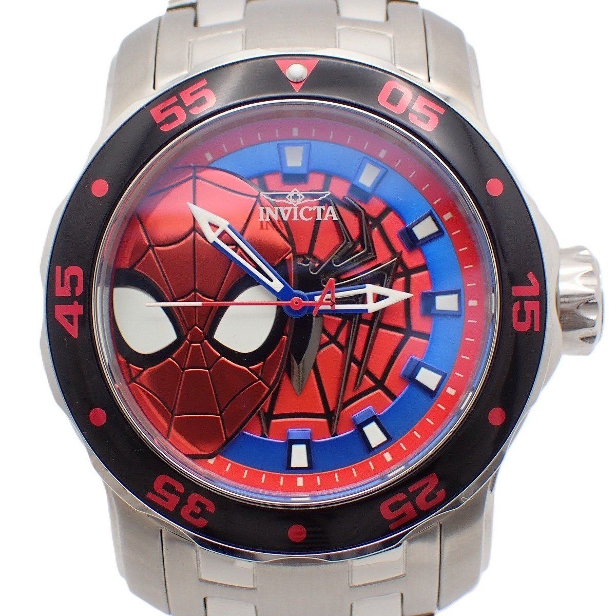 INVICTA x MARVEL Spider Man Collab 32418 Quartz Men’s Watch Stainless Working JP