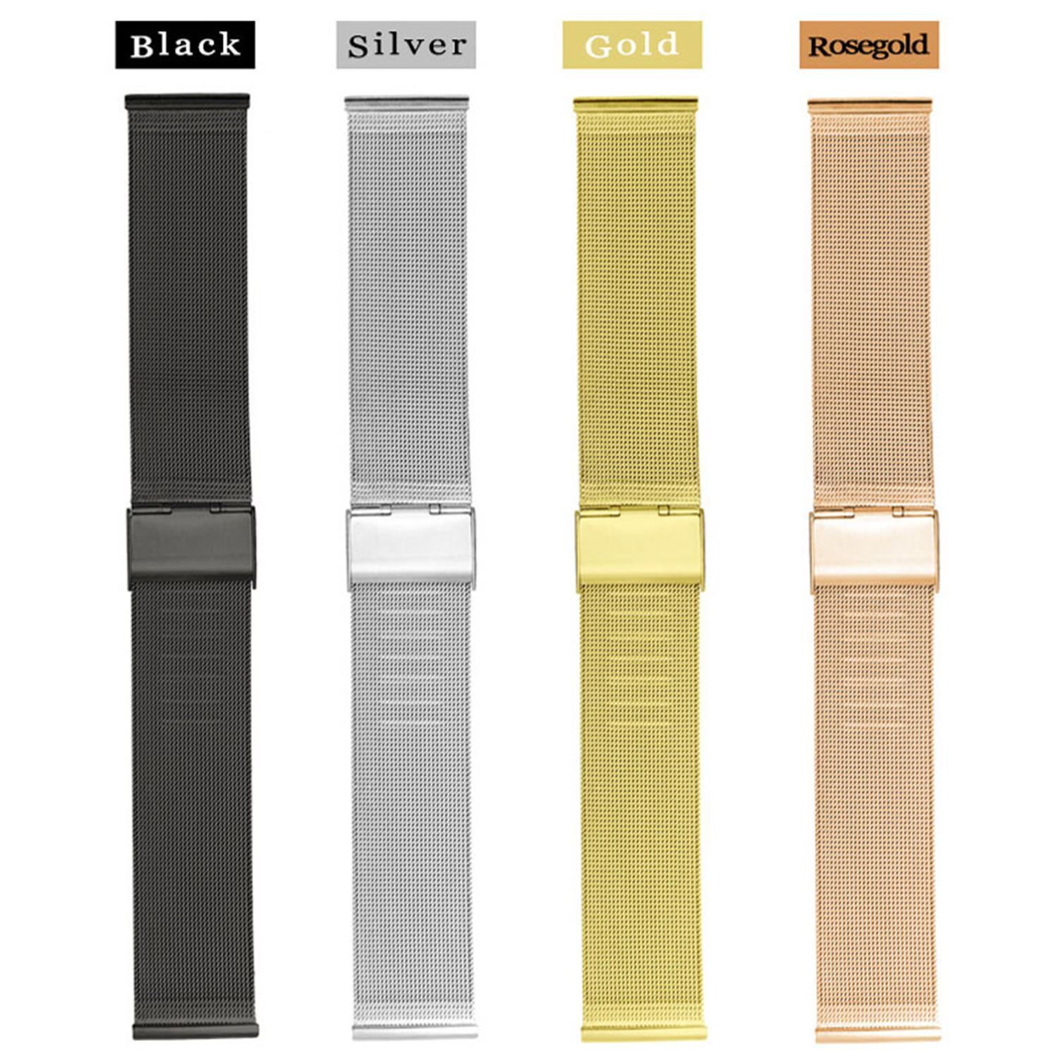 22mm Stainless Steel Mesh Watch Band For Samsung Galaxy Watch 46mm Gear S3 Strap