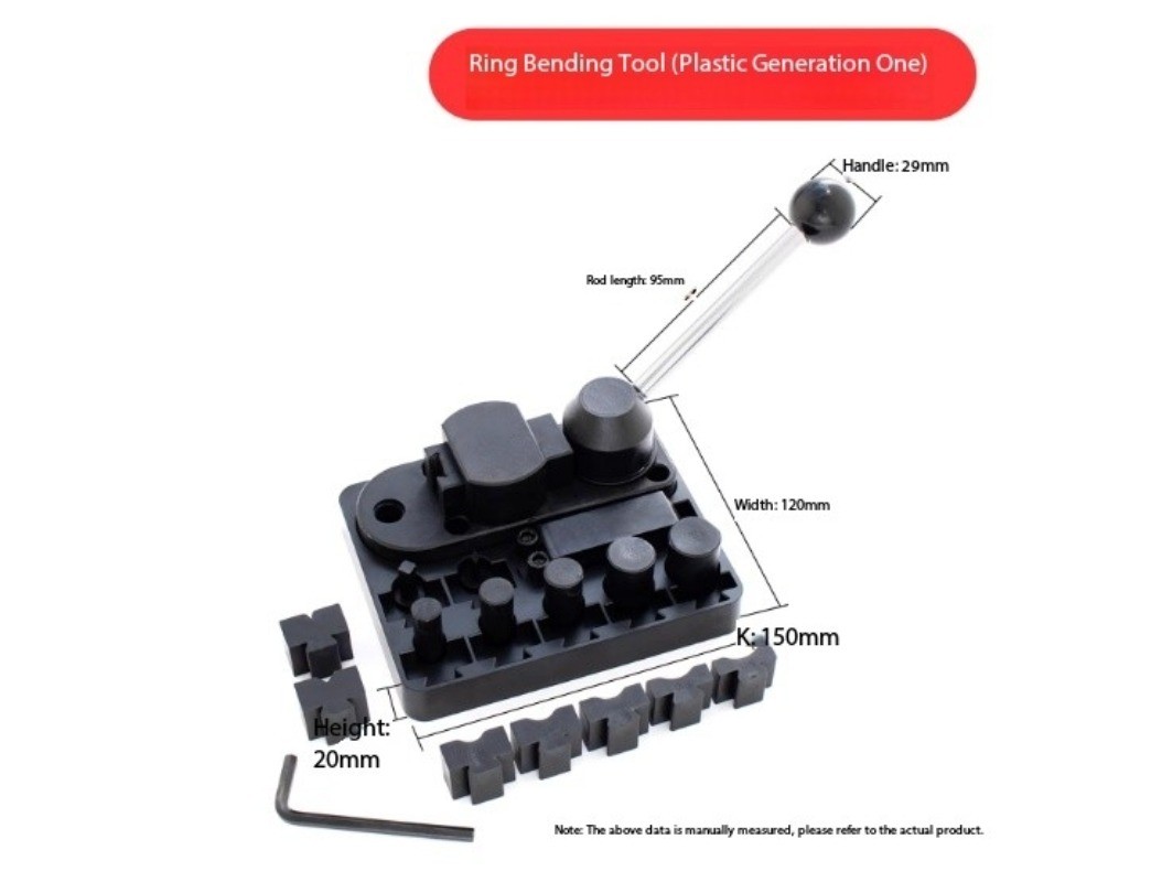 Ring Bending Tool Compact Manual Roll Bending Machine Ring Band Bending Tool
