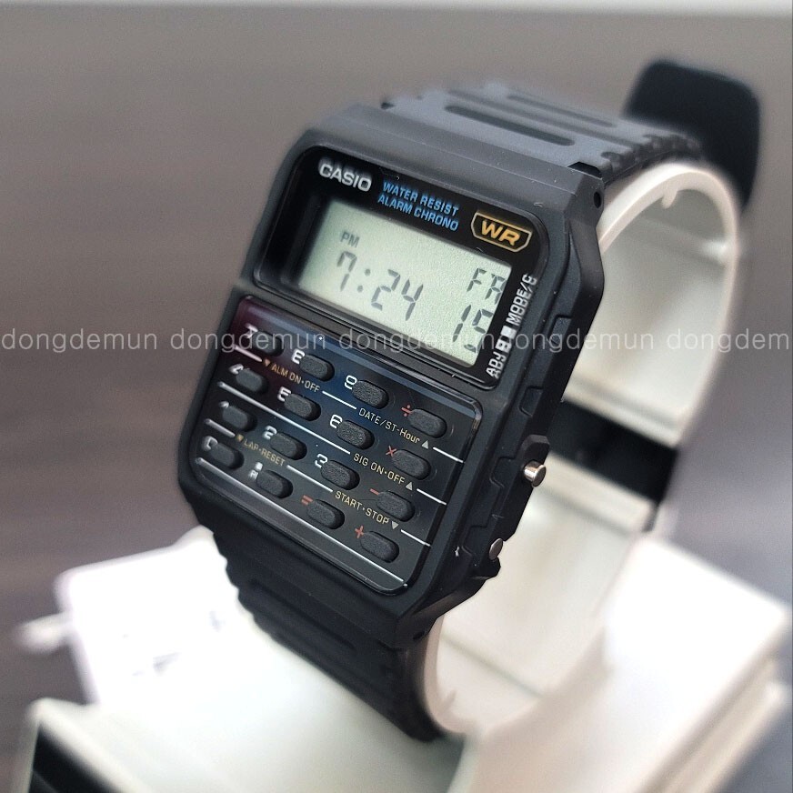 Calculator Black Digital Watch Original New CA-53W-1Z Casio Unisex