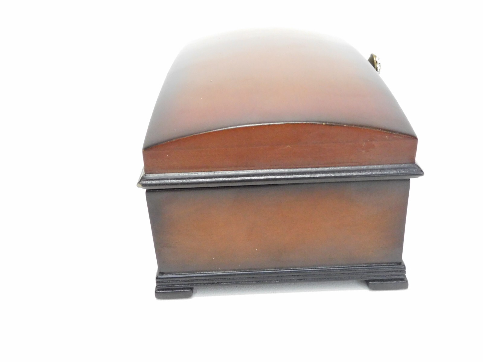Vintage Bombay 087 26Z Jewelry Box Musical Wood Mirror 8.5″ x 4.5″