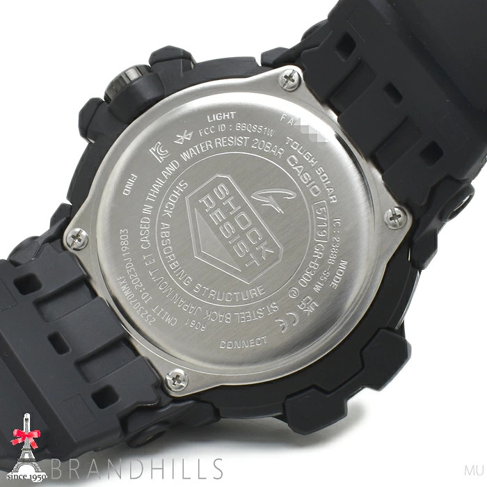 Casio G SHOCK Gravitymaster Solar Bluetooth Mobile Link Carbon Resin SS GR B300