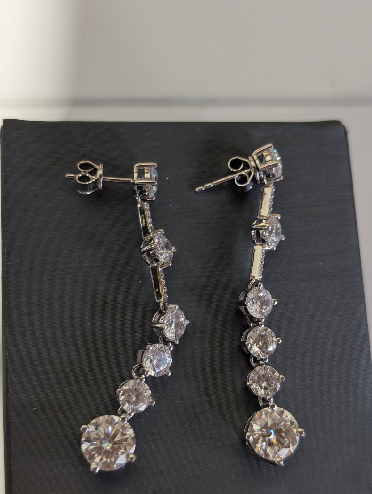 4.0ct Moissanite Dangling Earrings