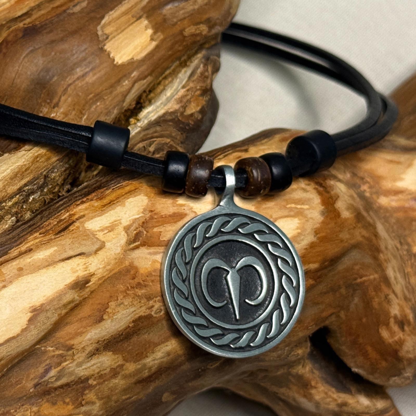 Necklace Zodiac Surfer Chain Leather Chain Women Chain Men Necklace Jewelry