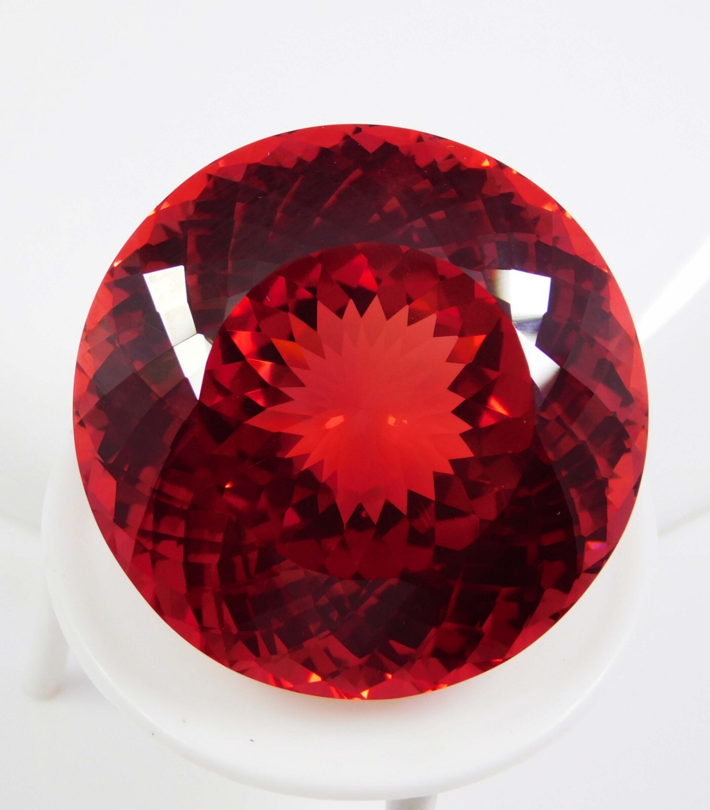 Natural Certified 260 Carat Padparadscha Sapphire Diamond Cut Loose Gemstone