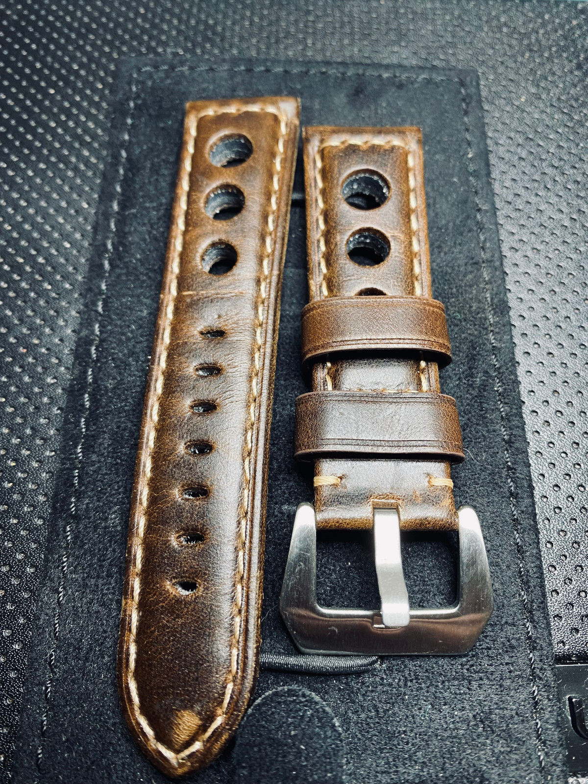 U-Boat Vetro Zaffiro Acciaio 1082 53mm Automatico 3 x bands