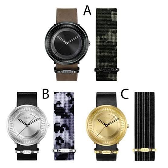 ODM DD170 01 Solar Unisex Wristwatch With Extra Strap Authentic Genuine