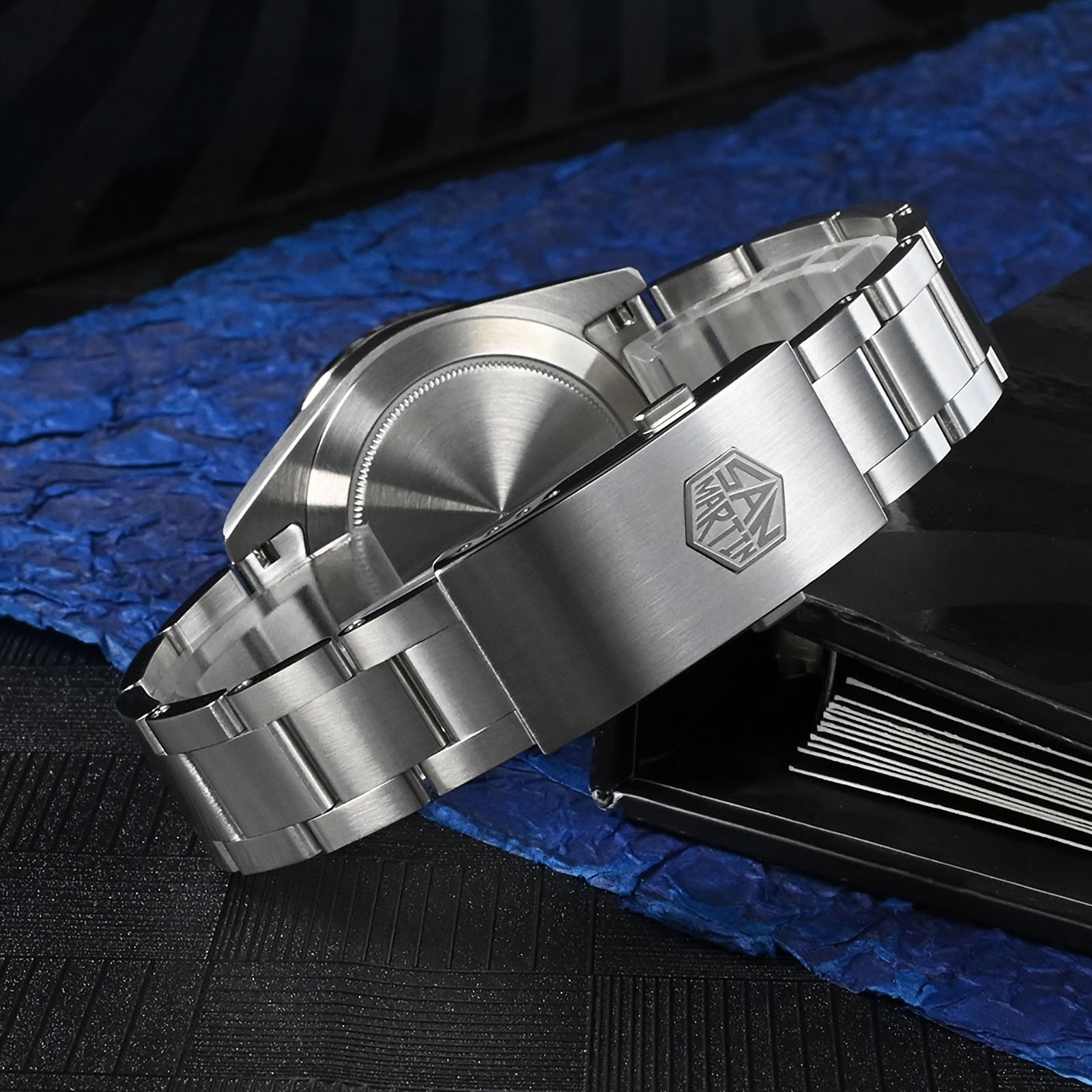 SAN MARTIN SN0054-G-C BB GMT Automatic Stainless Steel 39mm 10ATM Sport’s Watch