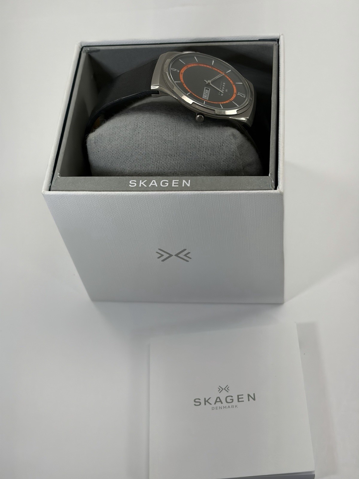 Skagen Melbye Grey Dial Grey Mesh Men’s Watch SKW6007