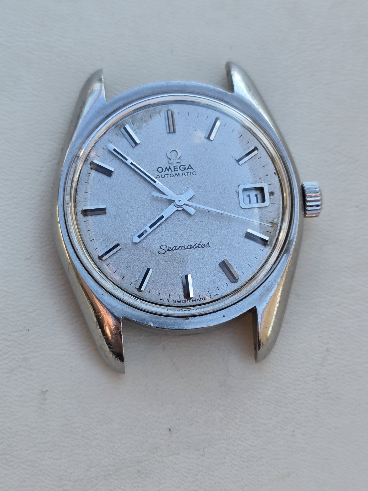 Vinatge Watch Omega Seamaster 166.067 Caliber 565 Va Replaced Glass