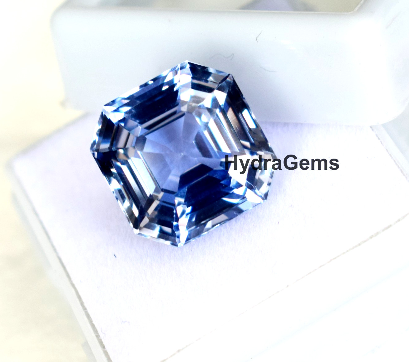 Rare 12 Ct Natural Blue Sapphire Certified Loose Gemstone Ceylon Neelam Jewelry