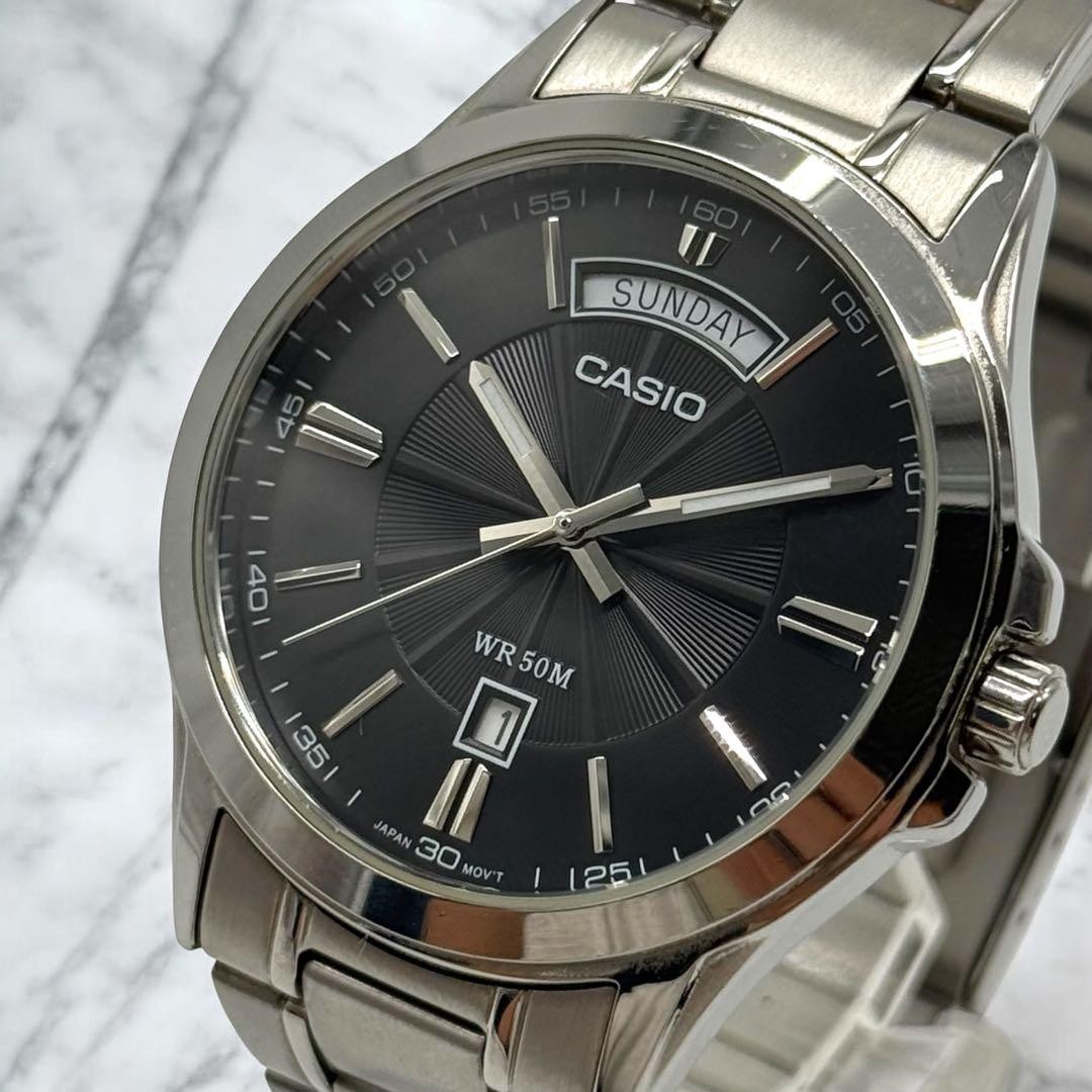 CASIO Men’s Watch, Brand New Battery, Mint Condition, Cheap Casio MTP-1381,