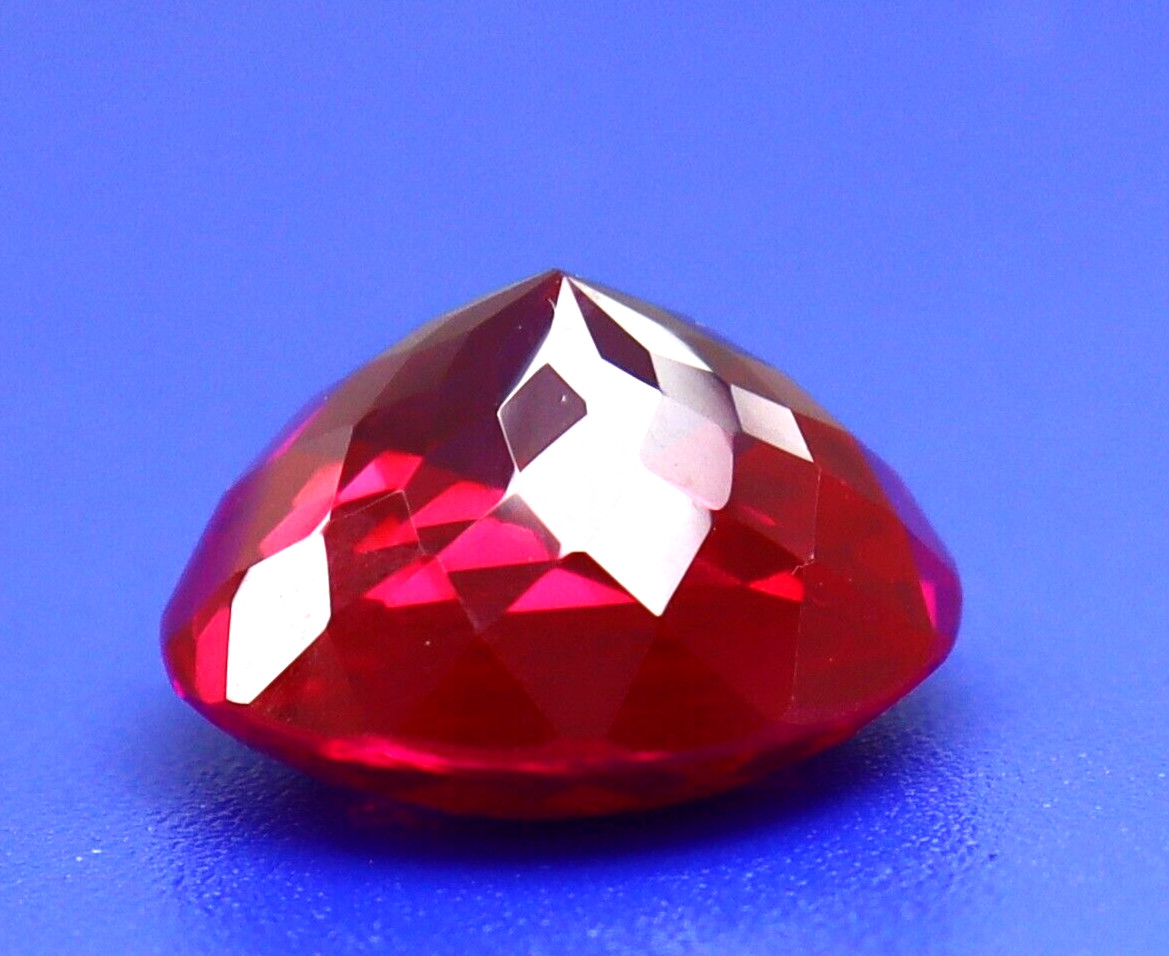 11.70 Ct Red Ruby Round Cut Loose Gemstone Natural Certified