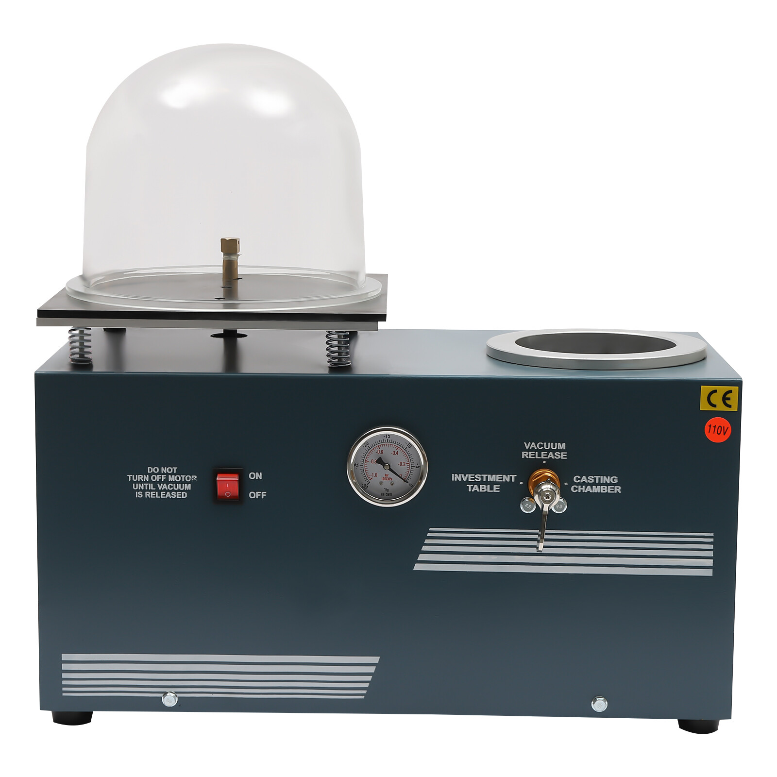110V 2L Vacuum Investing Casting Investment Machine for Jewelry Lost Wax Cast