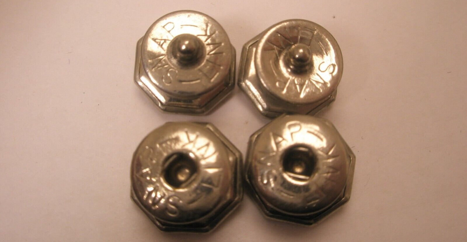 White M other of Pearl Vintage Victor/Edwardian SNAP-LINK Cuff Links kumapart