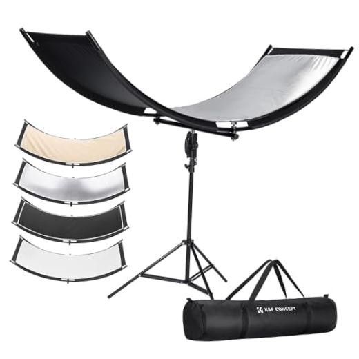 U-Shape Reflector Curved Reflector 180x60cm with 4-in-1 70.8*23.6inch