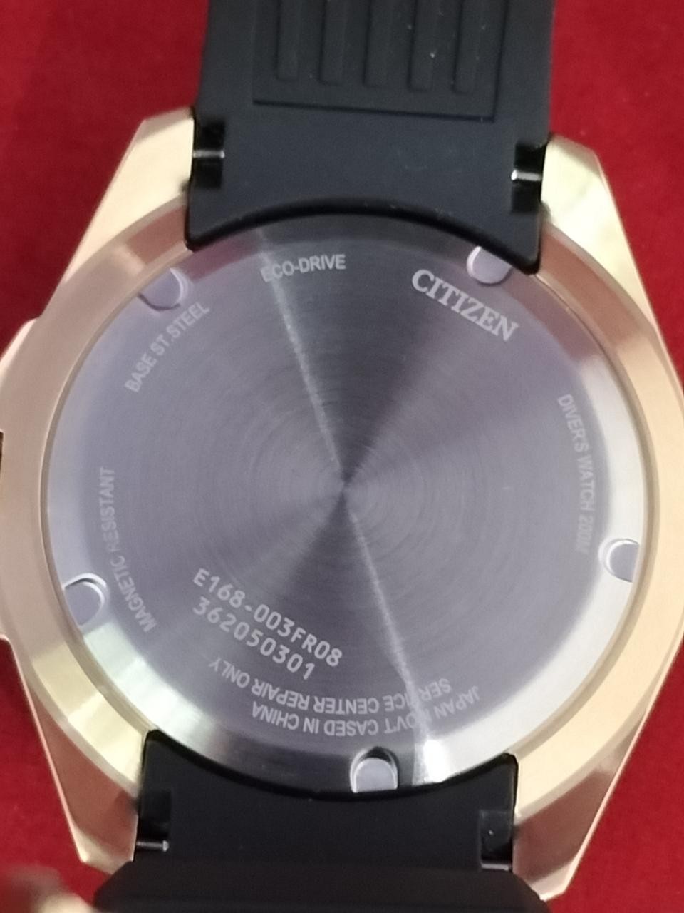 CITIZEN E168-003FR08 Solar Watch