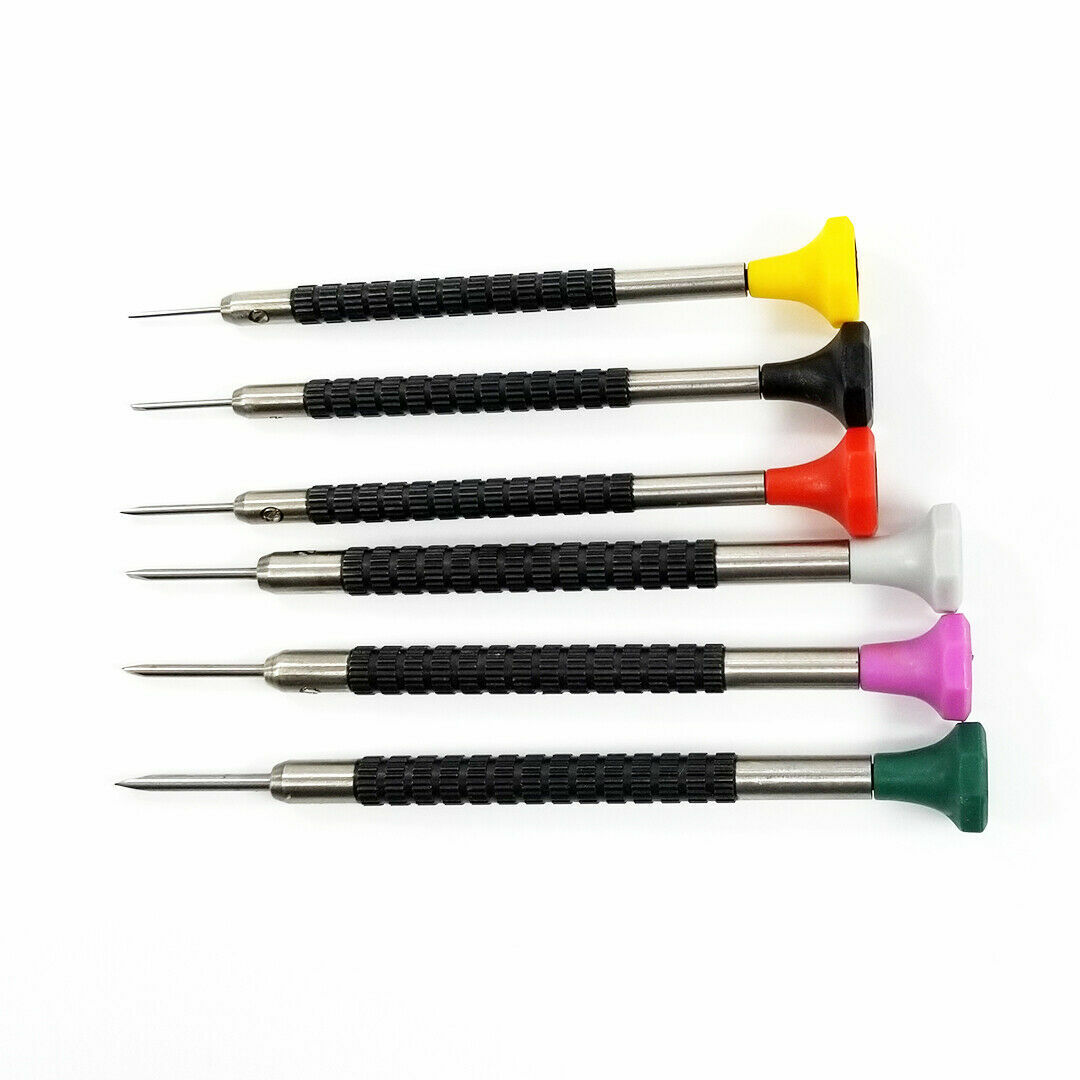 Watchmakers Ergonomic Screwdriver Assortment 9 Sizes W 2 Extra Blades Each Korea