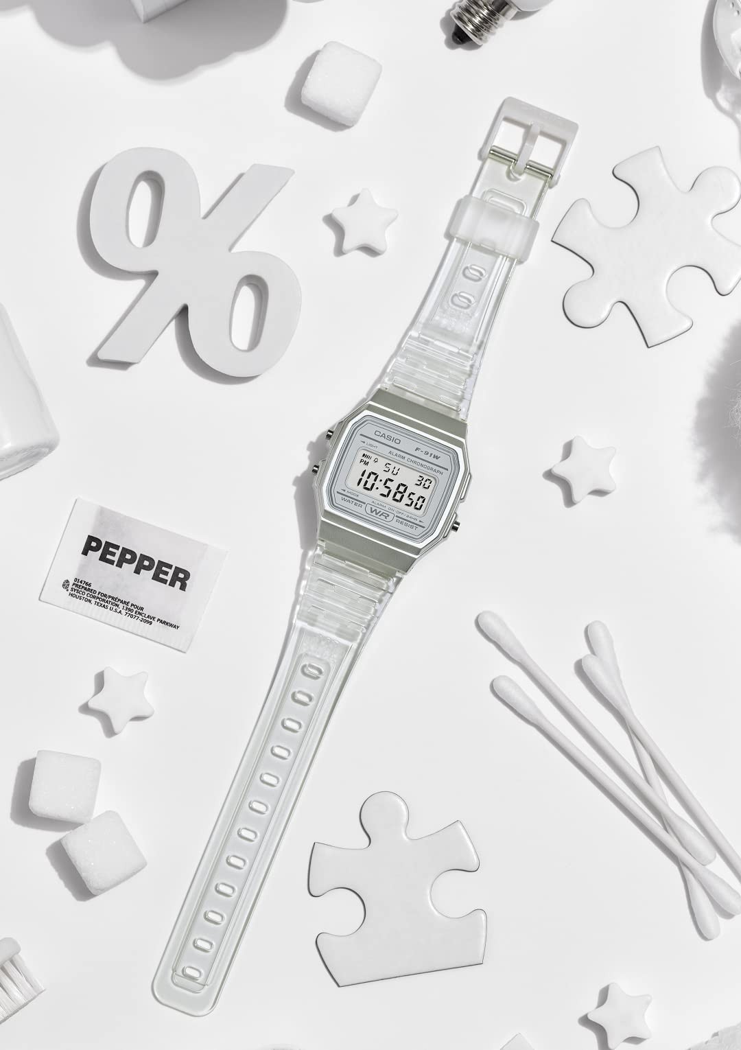 Casio F91WS7JH Quartz Watch White Men