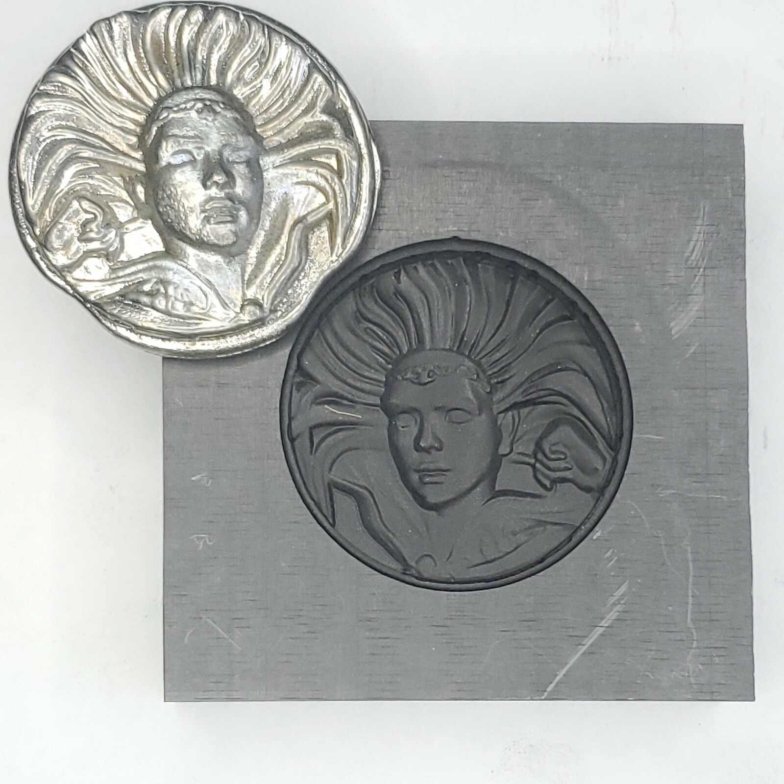 W.women 3D Graphite Ingot Mold Gold Silver Copper Tin Melting Casting Refining