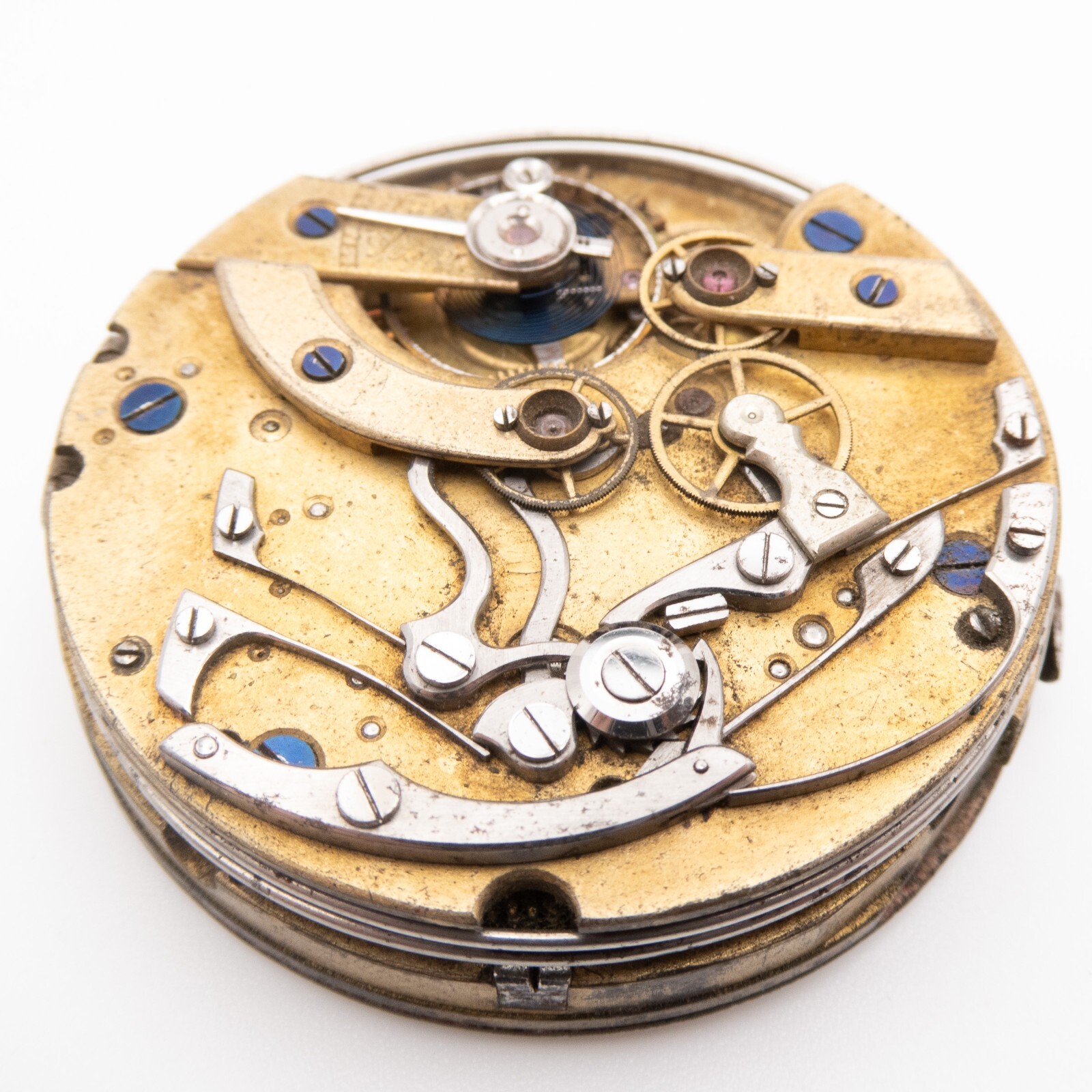 High Grade Swiss 44 x 13.9 mm Repeater Chronograph Antique Pocket Watch Movement
